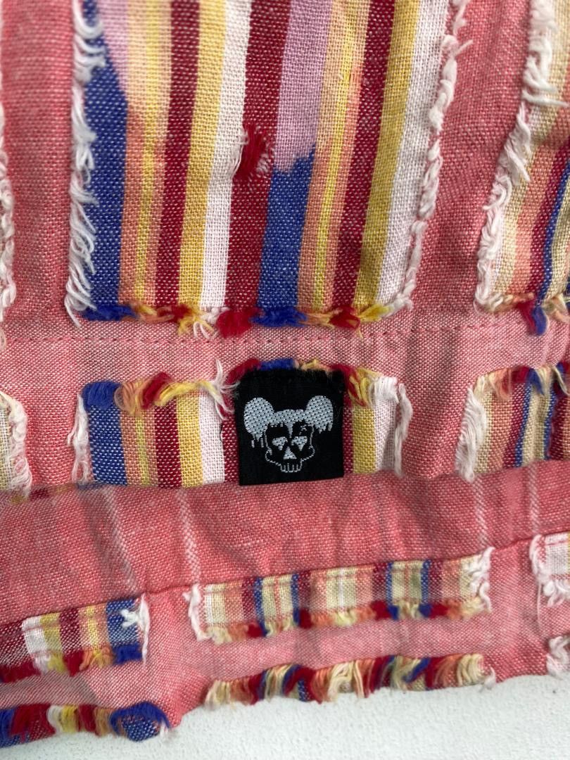 PPFM Vtg 90s PPFM japan patchwork art button up shirts Free size Size US M / EU 48-50 / 2 - 4 Thumbnail