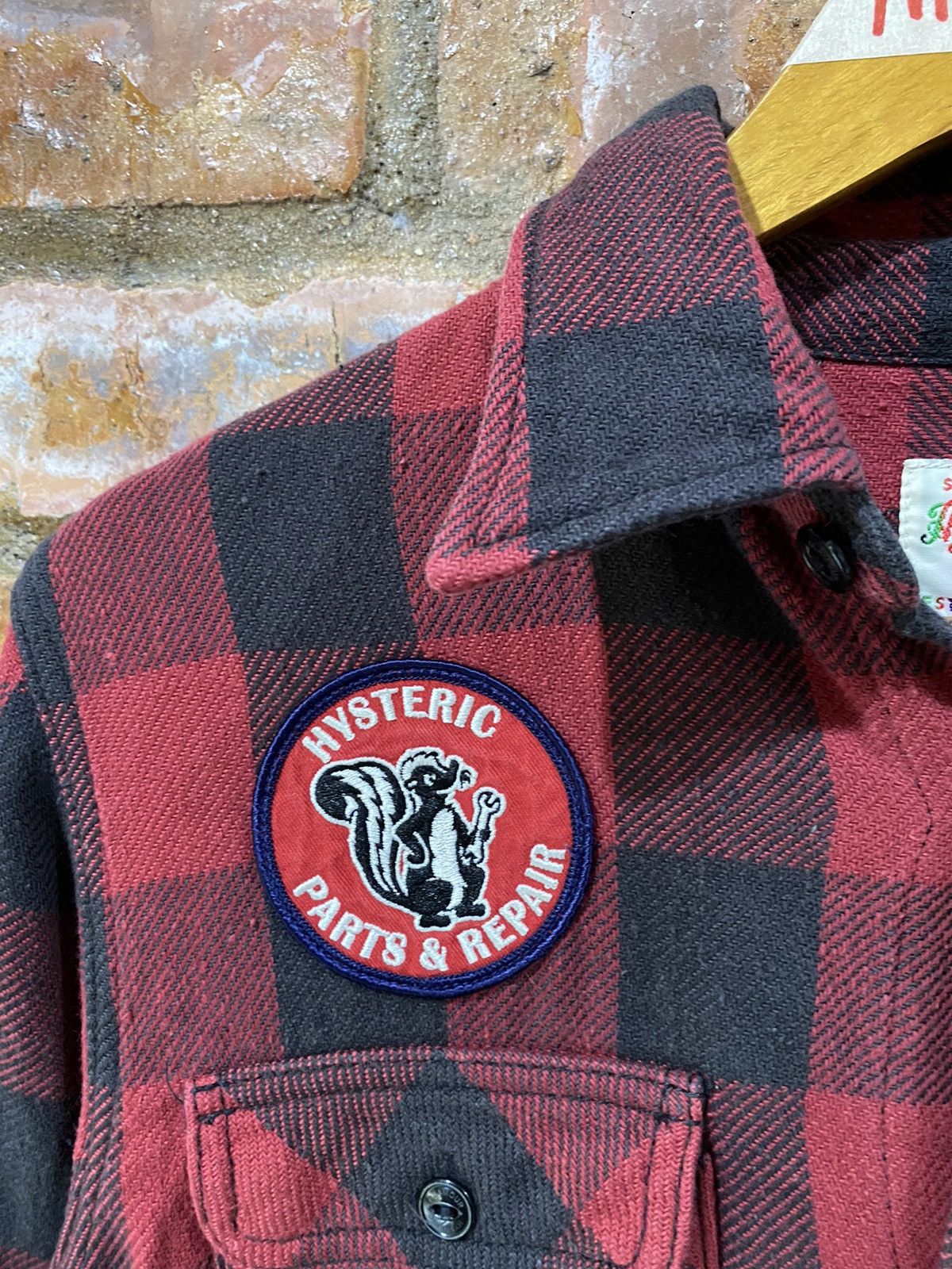 Hysteric Glamour 1990s 🔥 Checked Chain stitch flannel Size US M / EU 48-50 / 2 - 6 Thumbnail