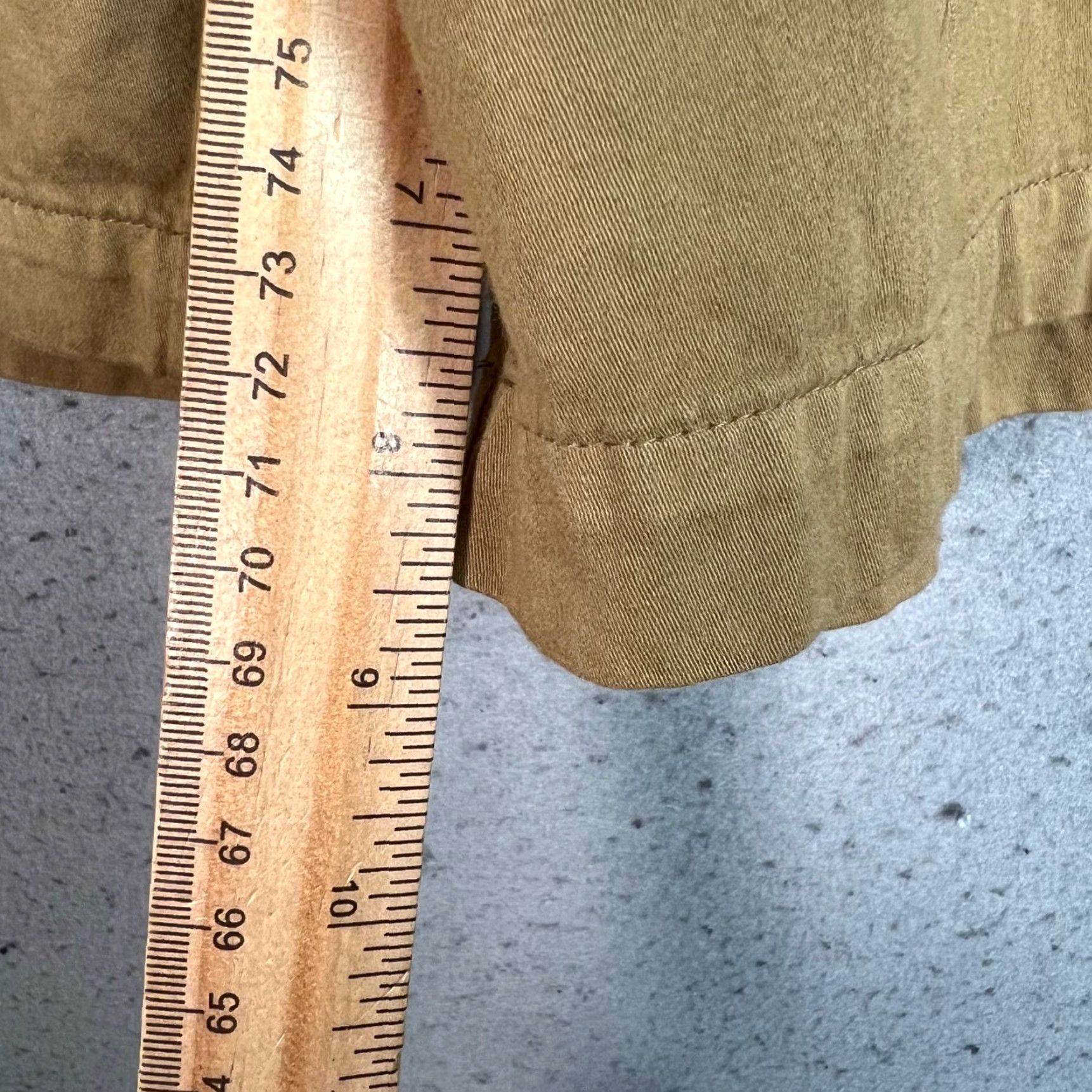Vintage VINTAGE Macphee Womens 34 Khaki Cargo Shorts Cotton Utility Baggy Beig e Size 24" / US 00 / IT 34 - 7 Thumbnail