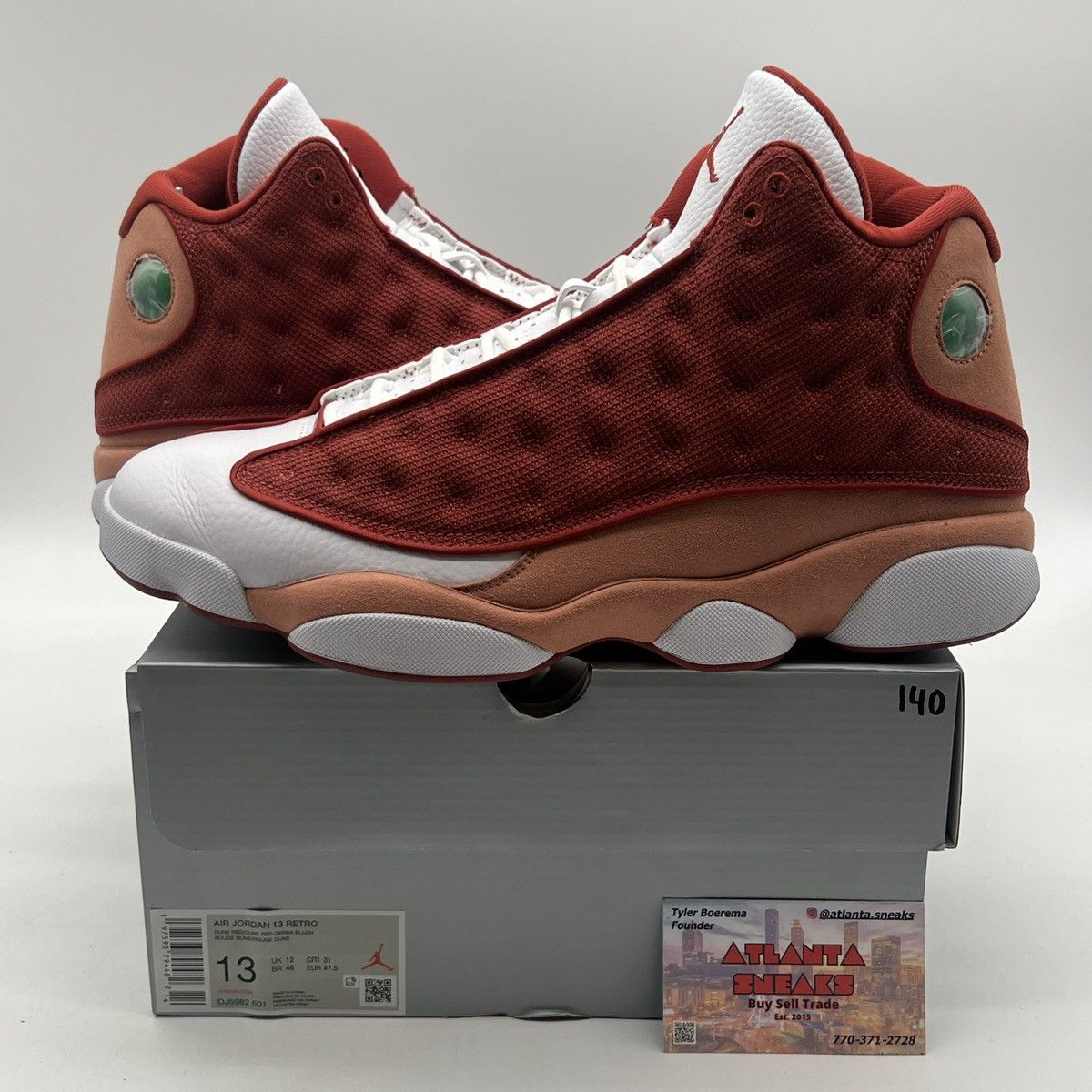 Jordan Brand Air Jordan 13 dune red Size US 13 / EU 46 - 1 Thumbnail