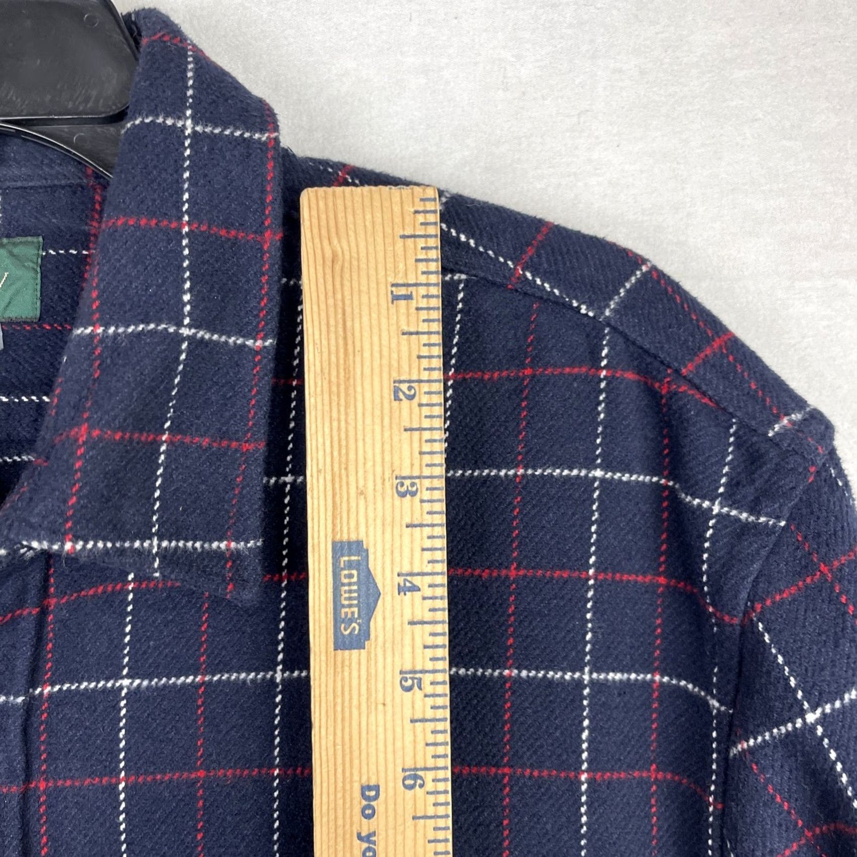 J.Crew J. Crew Shirt Mens Large Blue Heavyweight Chamois Workshirt Flannel Button Up Size US L / EU 52-54 / 3 - 6 Thumbnail