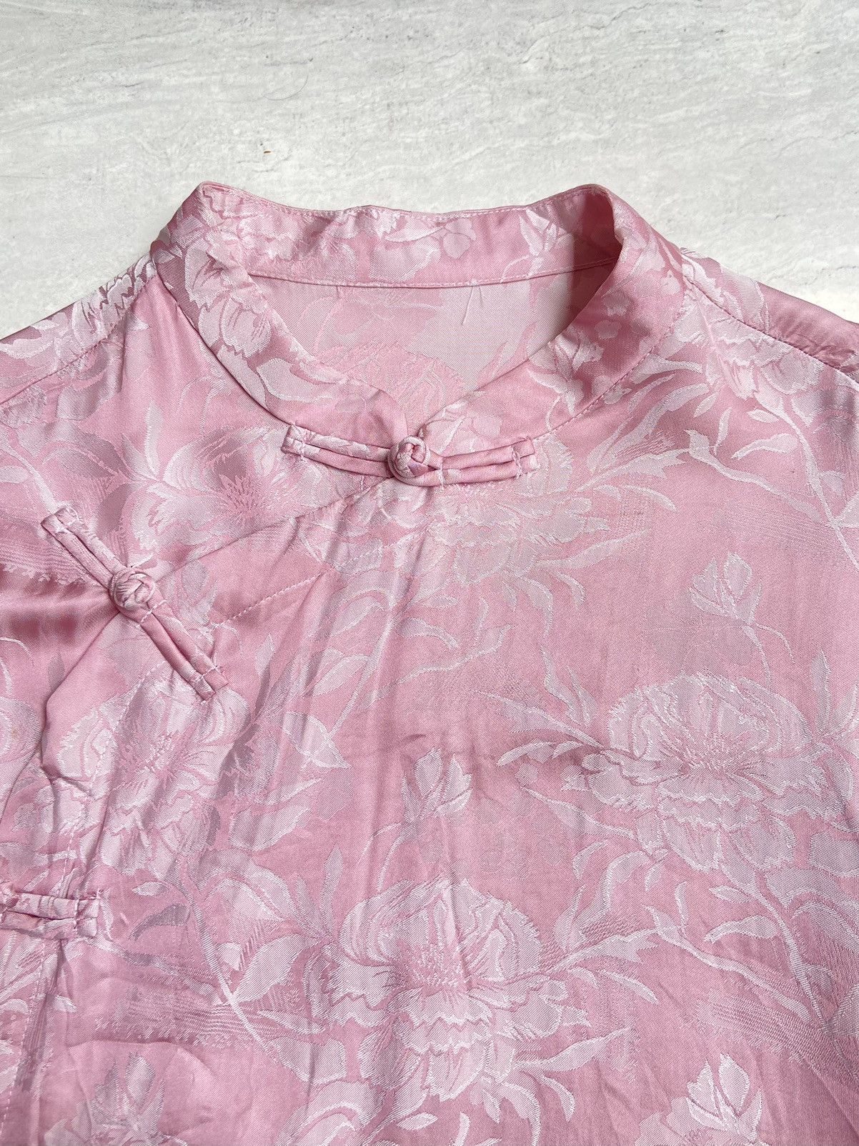 Designer × Japanese Brand Japanese Brand Chinese Traditional Pink Blouse Size L / US 10 / IT 46 - 4 Thumbnail
