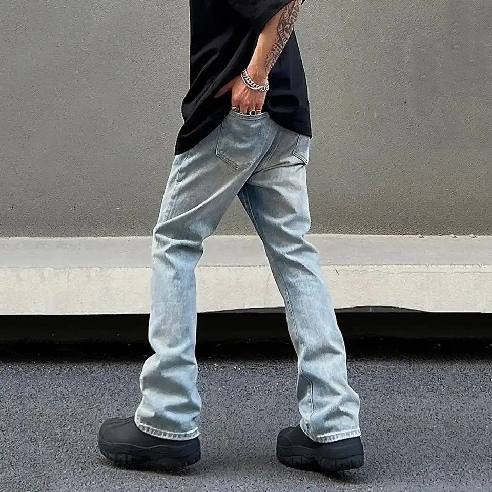 Vintage Skinny Jeans Casual Fashion Streetwear Pantolon Ropa Hombre Size US 34 / EU 50 - 3 Thumbnail