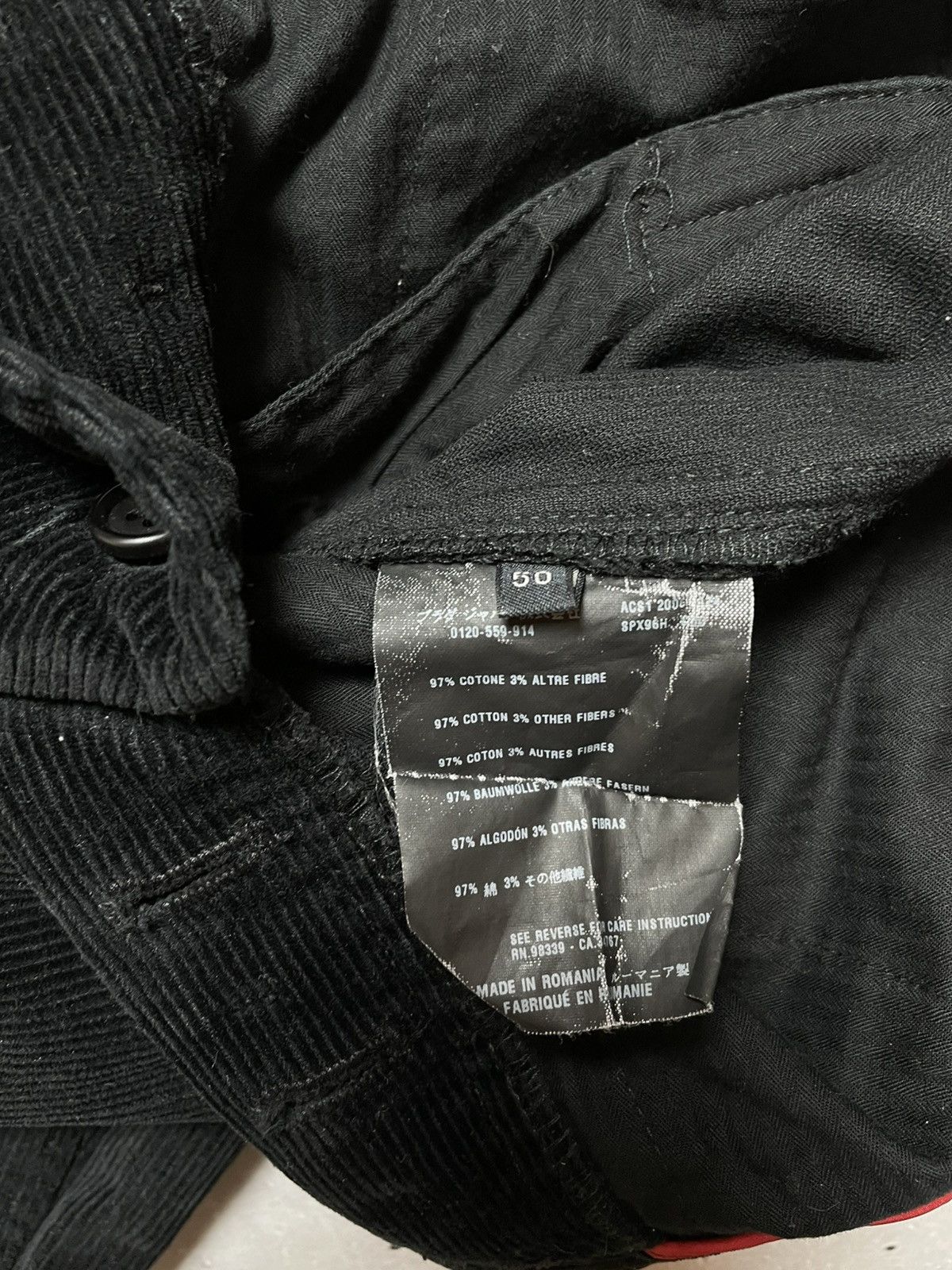 Prada Prada Corduroy Trousers Size US 44 / EU 60 - 12 Thumbnail
