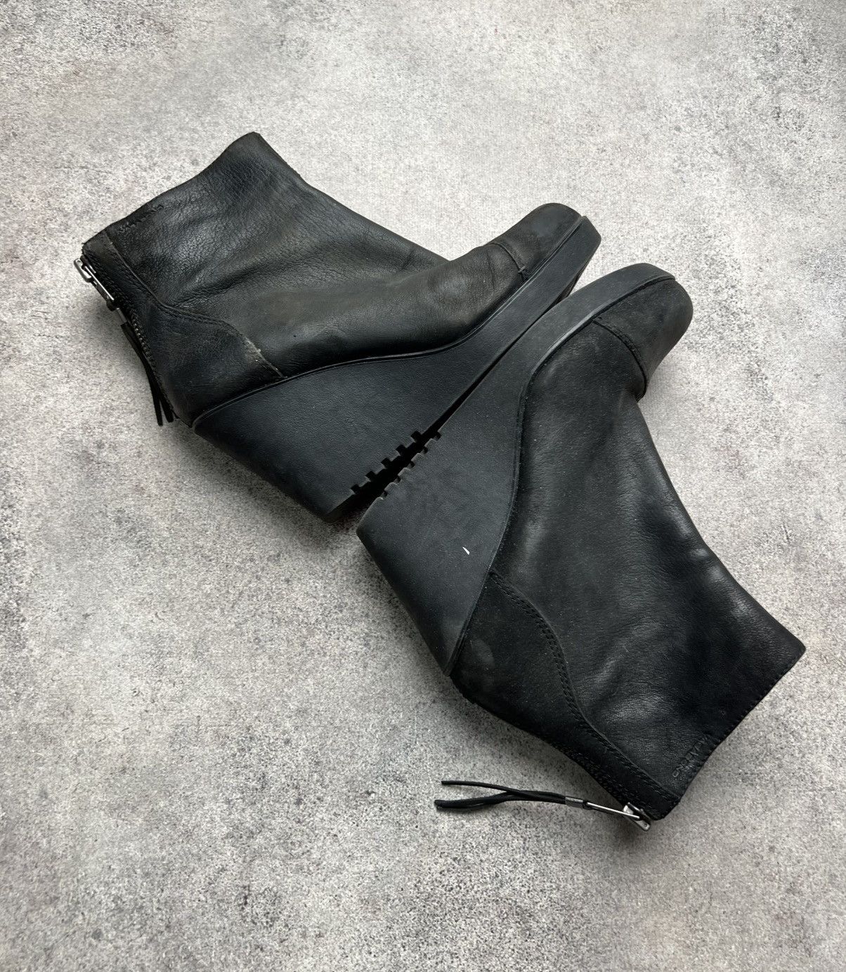 Vagabond Vagabond back zip wedge gothic sneakers Size US 7 / IT 37 - 3 Thumbnail