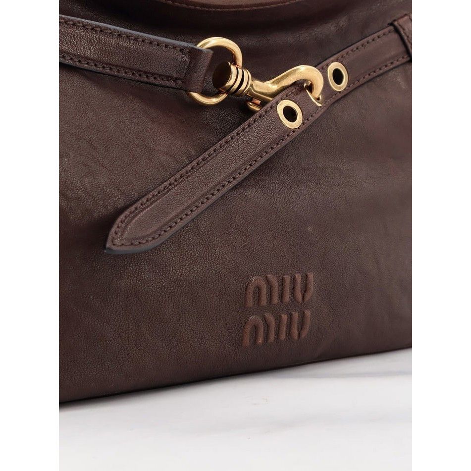 Miu Miu MIU MIU Aventure $3350 Briarwood Nappa Leather Shoulder Bag Size ONE SIZE - 5 Thumbnail