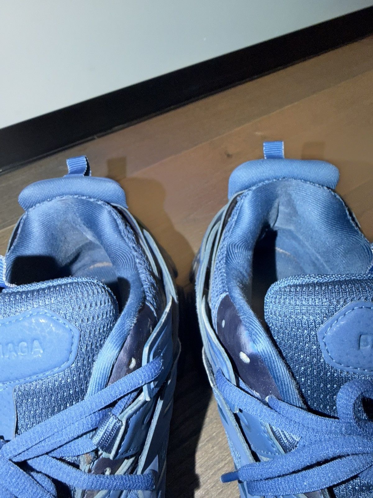 Balenciaga Balenciaga Track Dark Blue Clear Sole Size US 11 / EU 44 - 7 Thumbnail