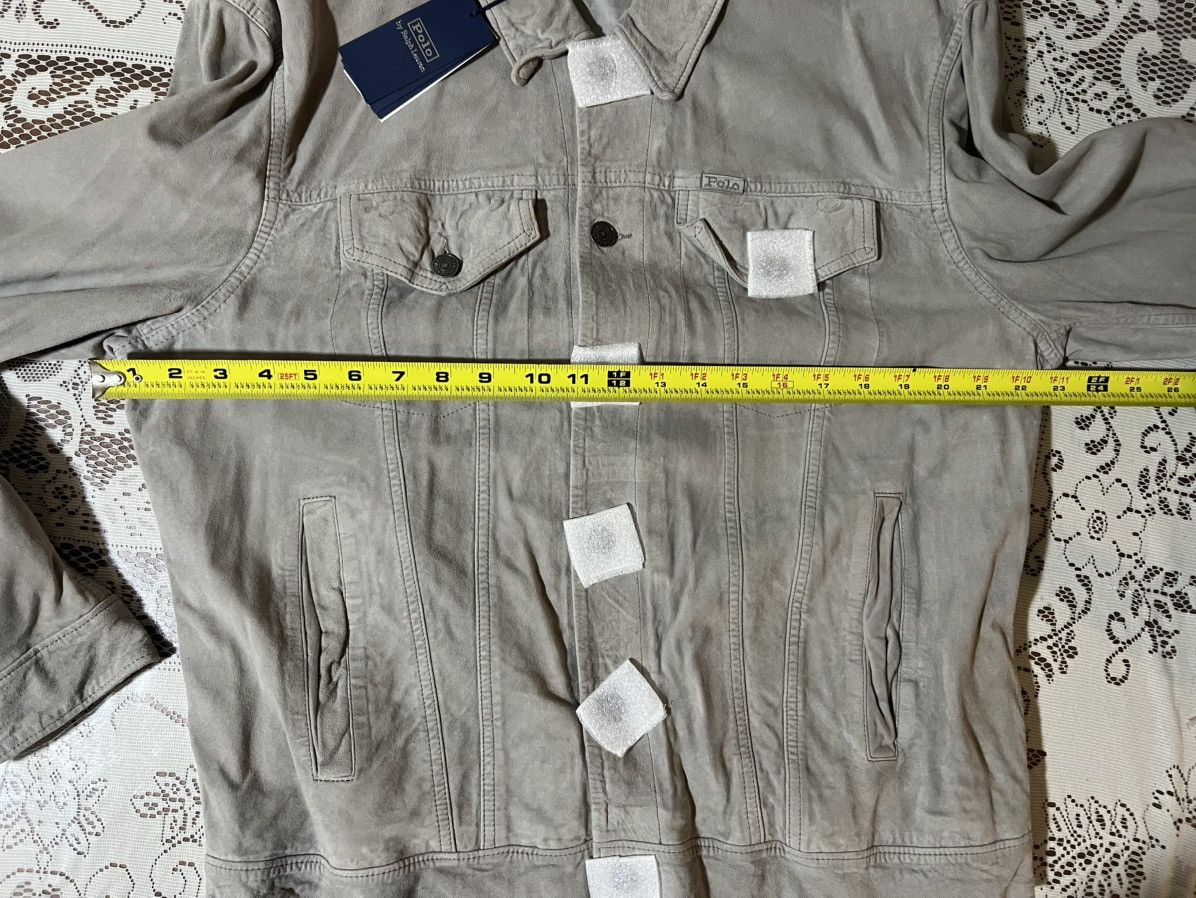 Polo Ralph Lauren Polo Ralph Lauren Suede Trucker Jacket In Grey Fog Size XL Size US XL / EU 56 / 4 - 13 Thumbnail