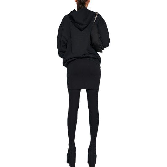Balenciaga o1mt1gz1124 Paris Zip-Up Hoodie Small Fit in Black Size XS / US 0-2 / IT 36-38 - 6 Thumbnail