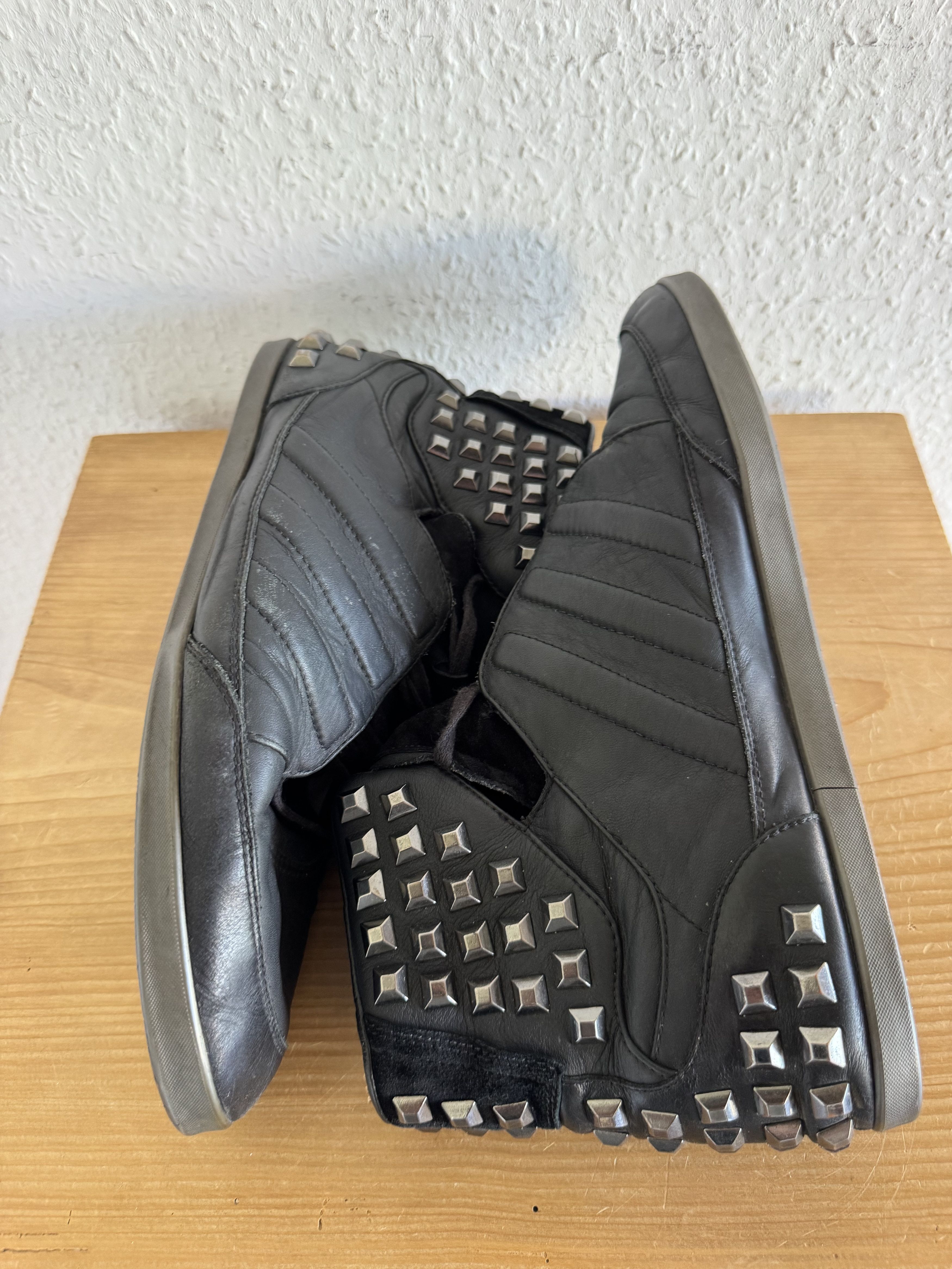Y-3 Y-3 Honja High Studded Sneakers Size US 11.5 / EU 44-45 - 10 Thumbnail