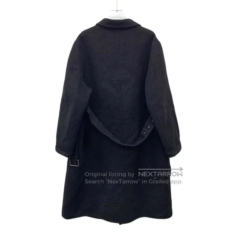 Dior Dior Black checkered wool lapel long-sleeved belt coat Size M / US 6-8 / IT 42-44 - 2 Thumbnail