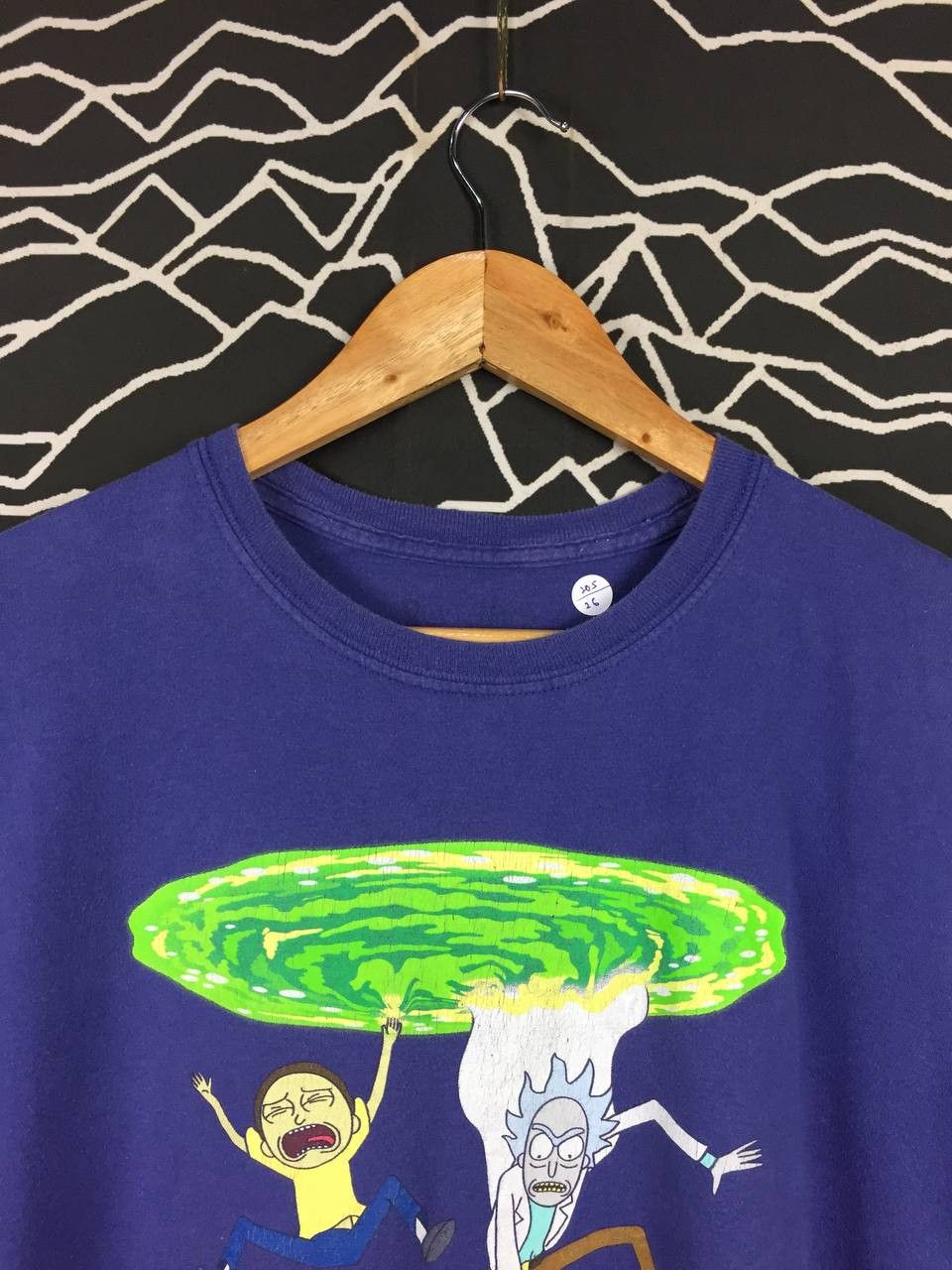 Cartoon Network × Vintage Rick And Morty Falling Portal To Portal Cartoon Tee Size US M / EU 48-50 / 2 - 3 Thumbnail