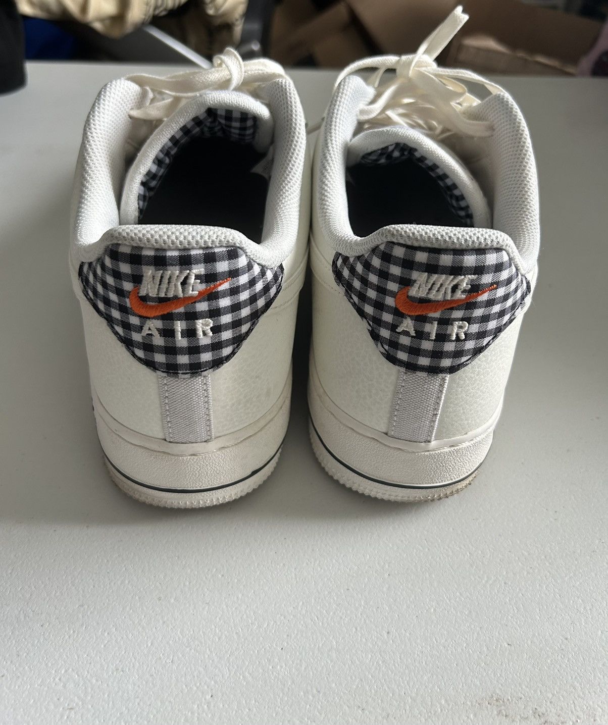 Nike Size 11.5 Nike Air Force 1 Black And White Checkered Size US 11.5 / EU 44-45 - 2 Thumbnail