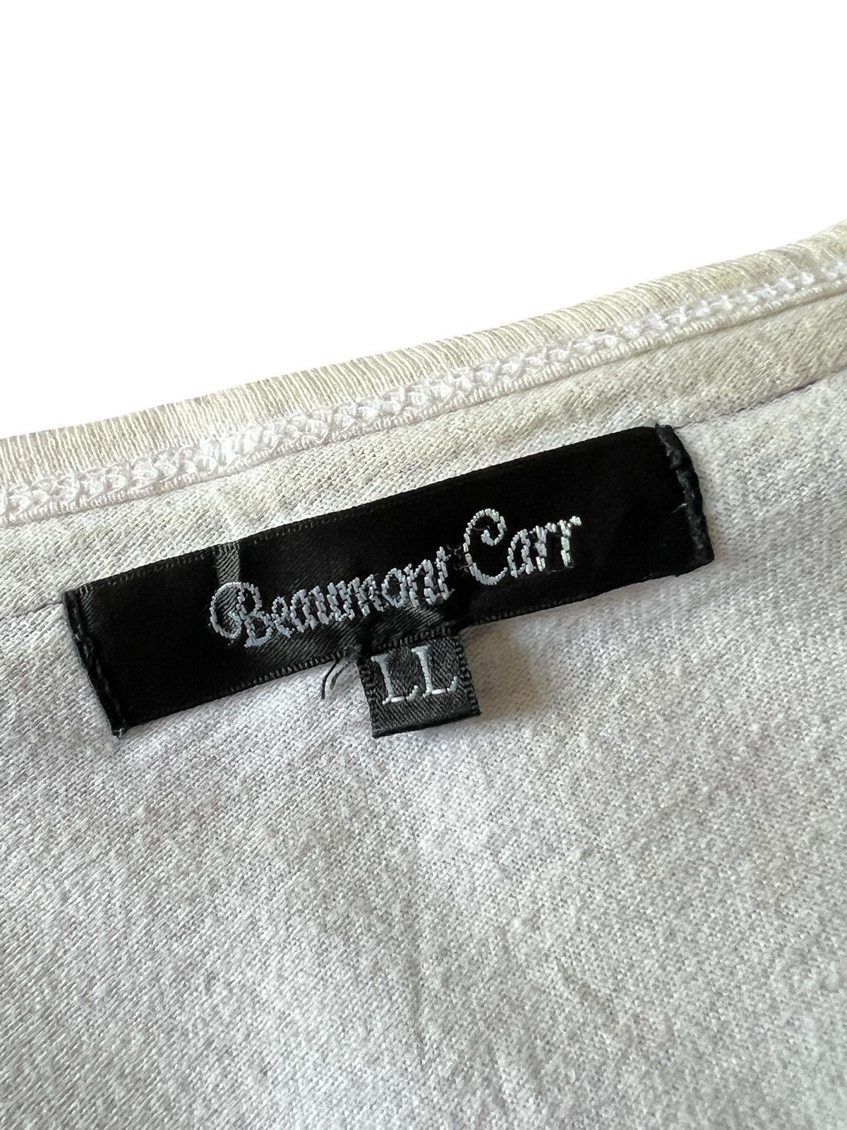 Seditionaries 2000s Beaumont Carr Lace Up Chain Poem Tshirt Size US L / EU 52-54 / 3 - 7 Thumbnail