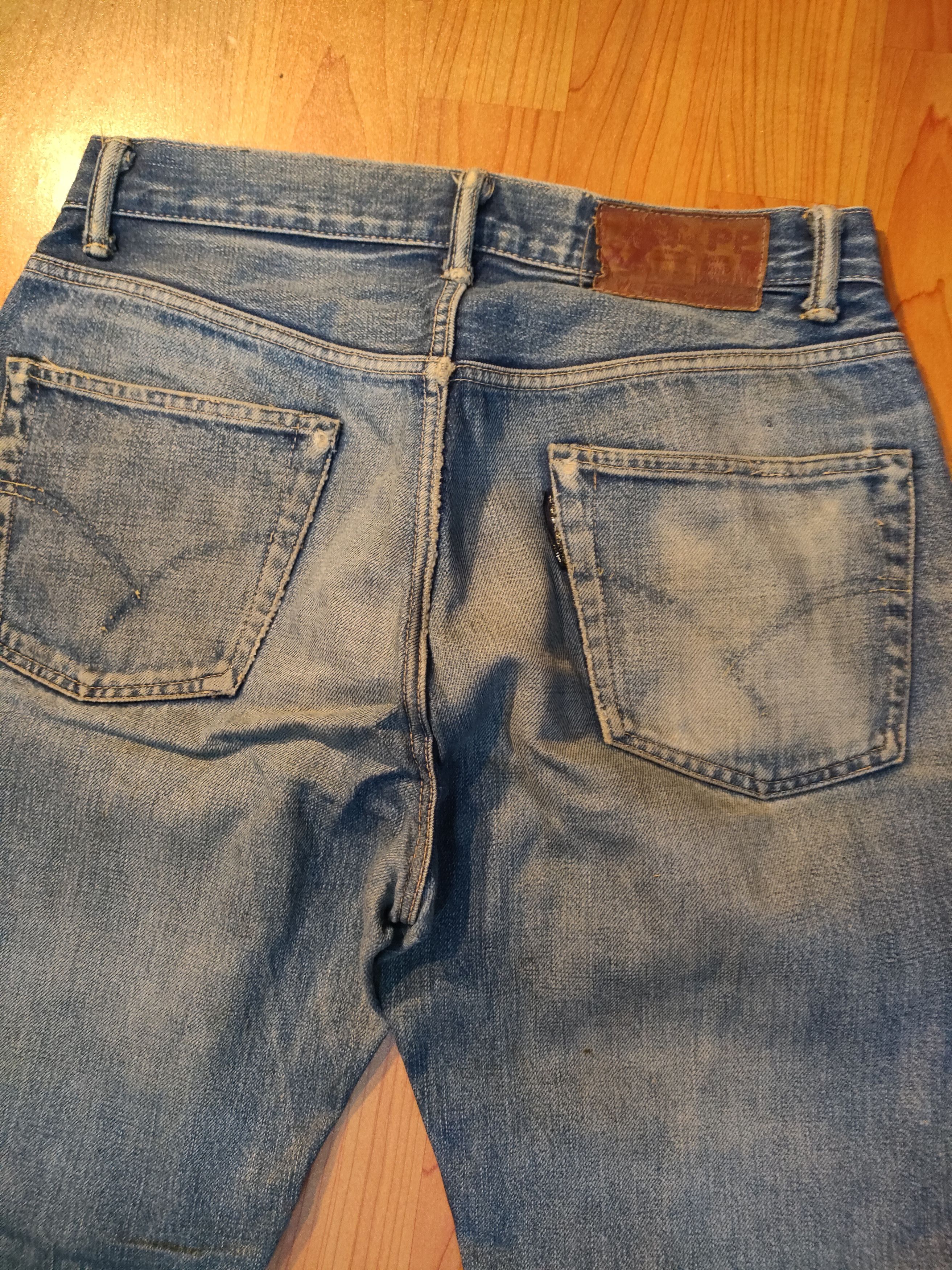Japanese Brand Distressed H.R Market Selvedge Jeans Size US 33 - 4 Thumbnail