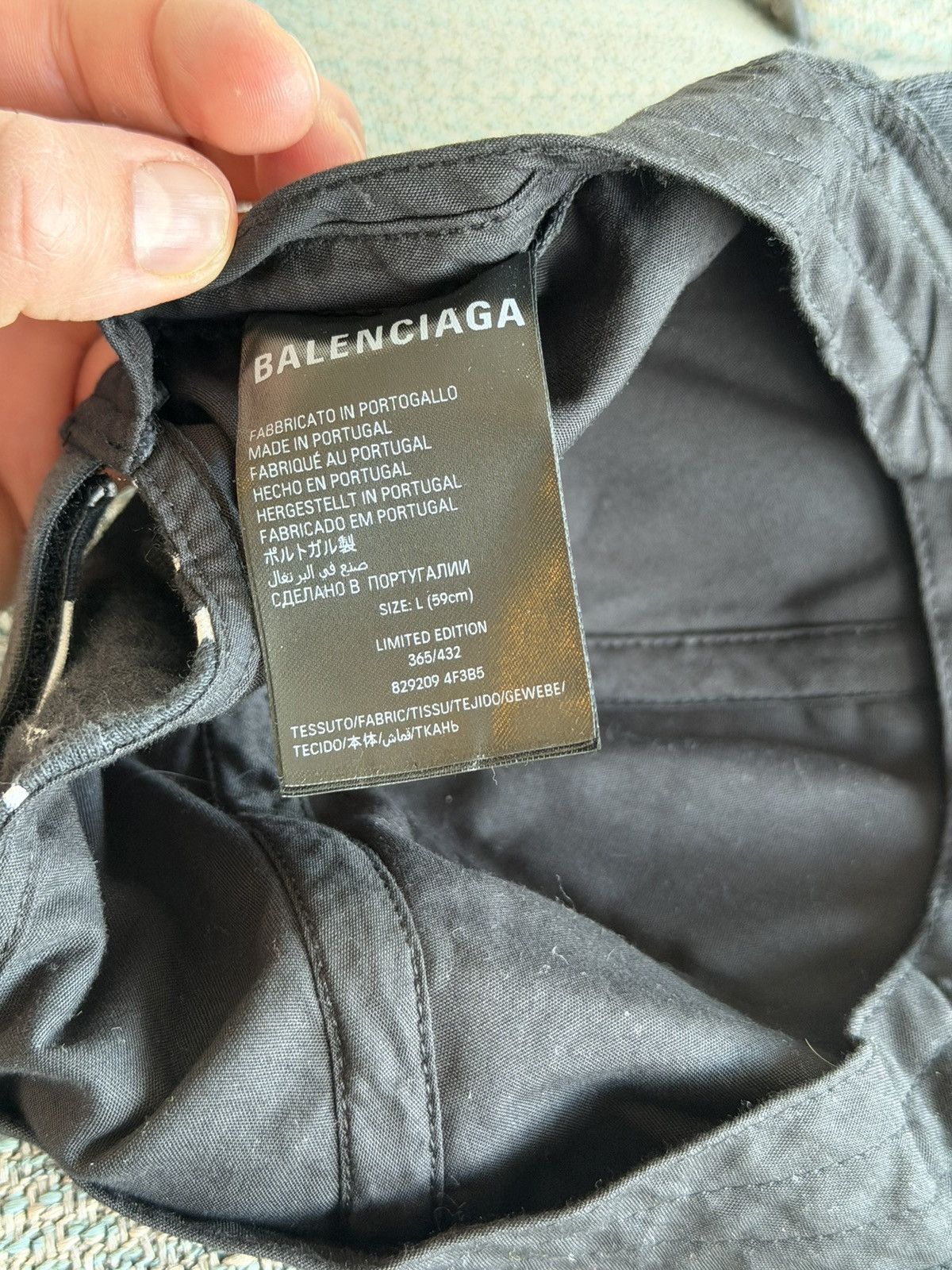 Balenciaga *RARE* BALENCIAGA ATELIER JERSEY CAP 365/432 1/1 Size ONE SIZE - 8 Thumbnail