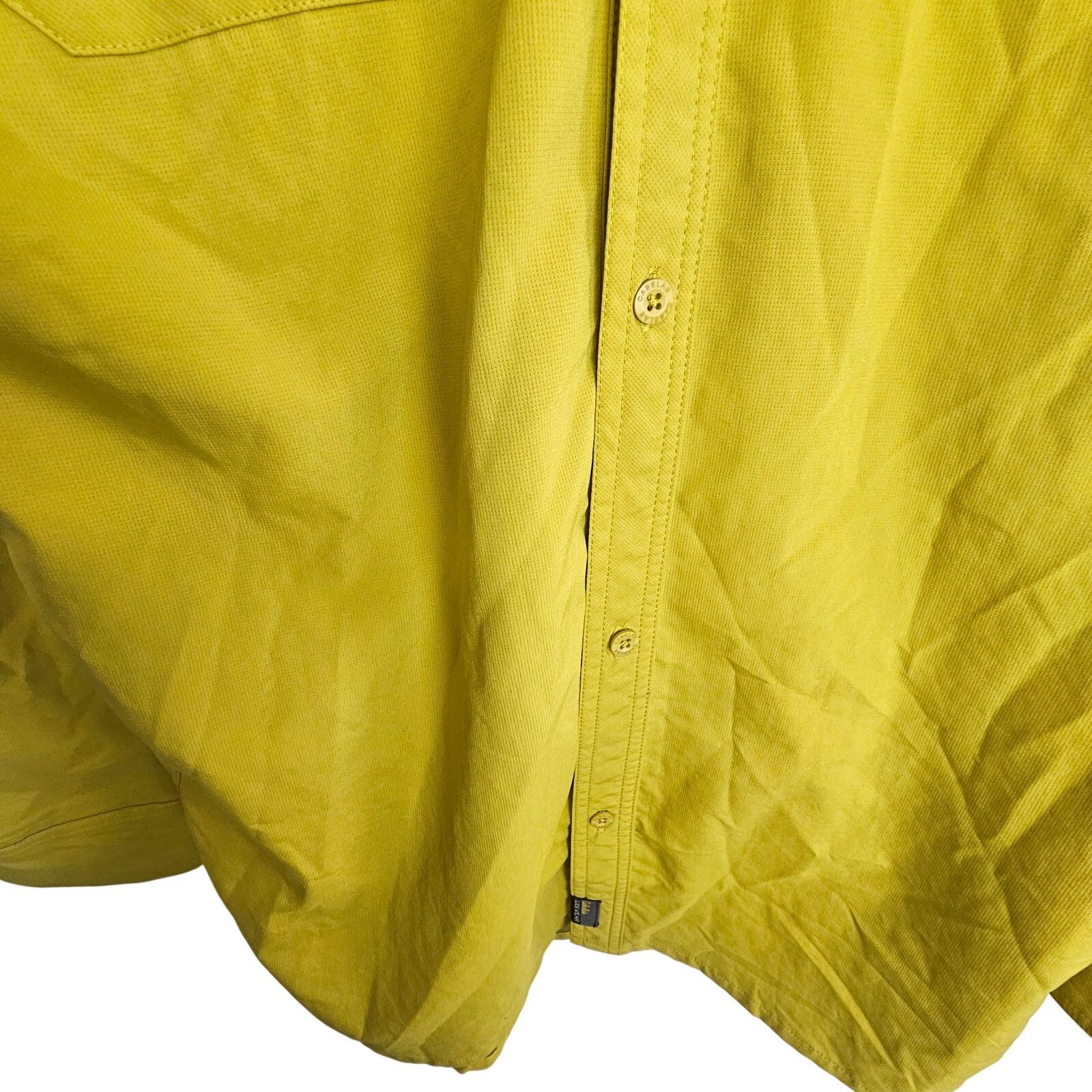 Cabelas Cabelas Guidewear Shirt Men L? Yellow Vented LS Button Size US L / EU 52-54 / 3 - 3 Thumbnail