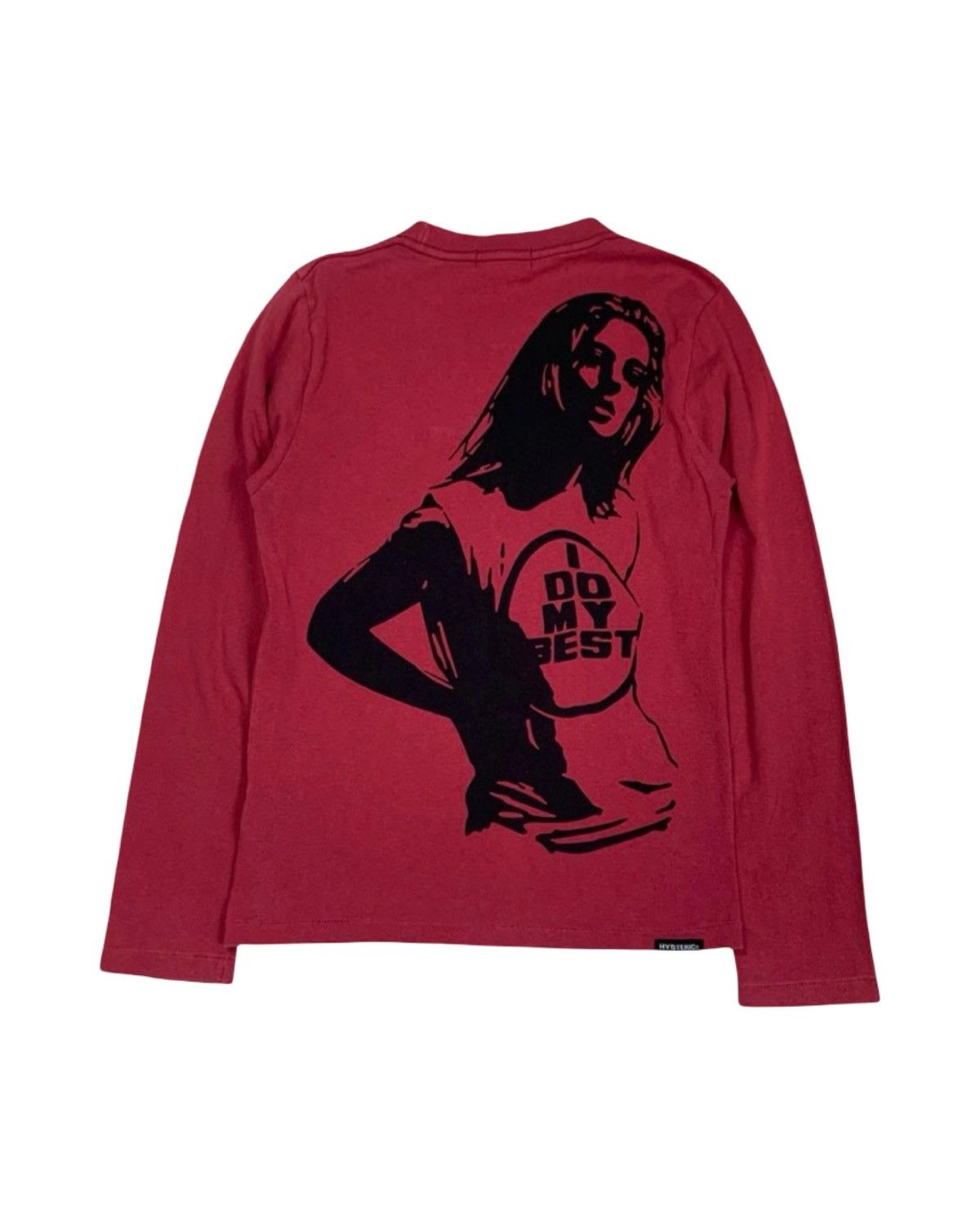 HYSTERIC GLAMOUR DIET  長袖 Tシャツ Red Hysteric Glamour Red T Shirt | Grailed
