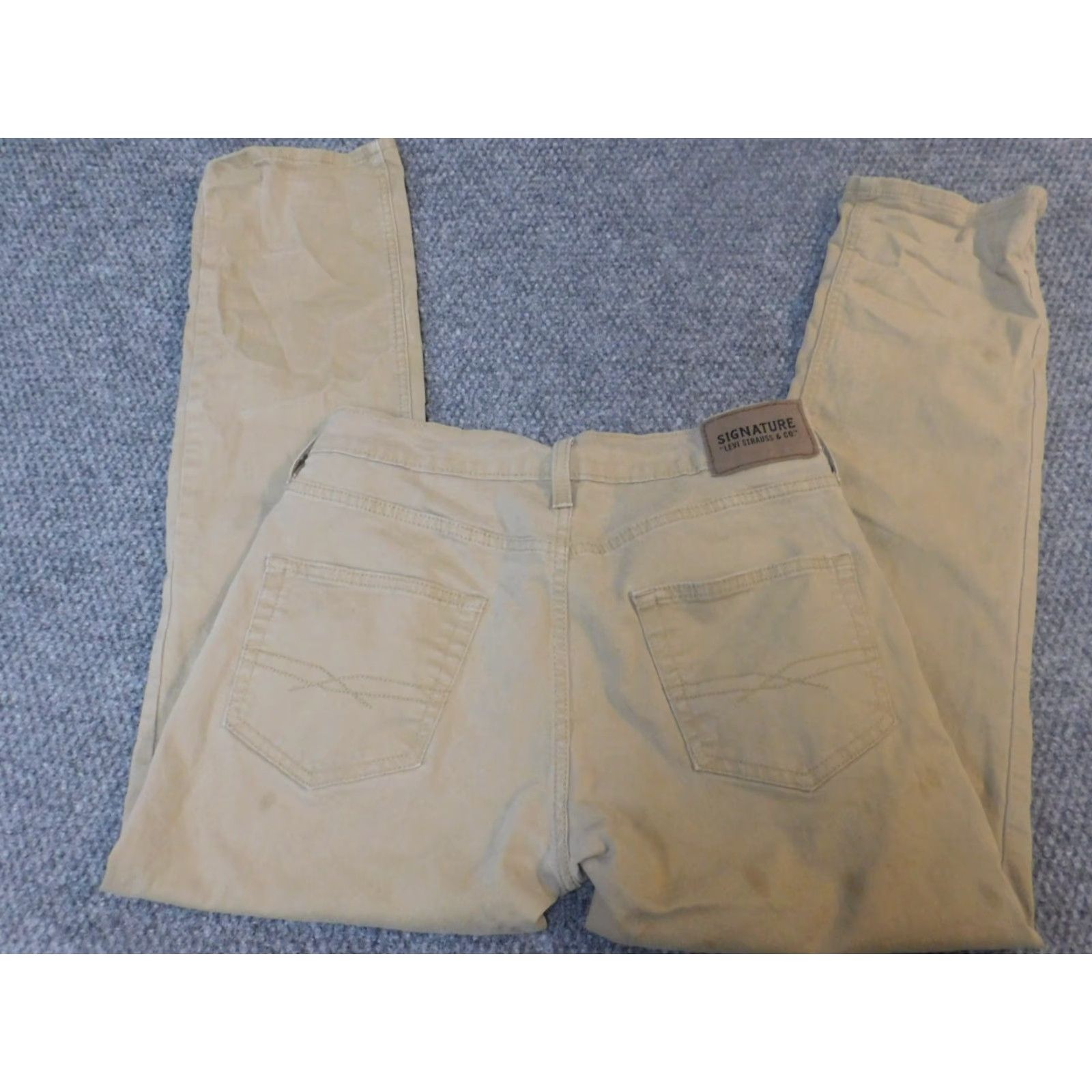 Levi's Levi's Jeans Mens 29x30 Beige Straight Denim Classic Size US 29 - 5 Thumbnail