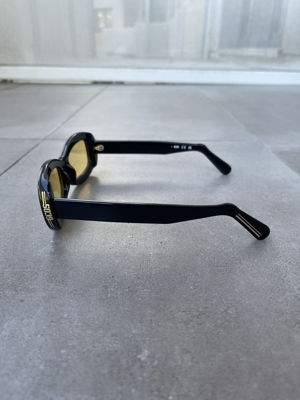 GCDS !DS! SS23 GCDS GD0027 01E Oval Black Sunglasses Size ONE SIZE - 13 Thumbnail