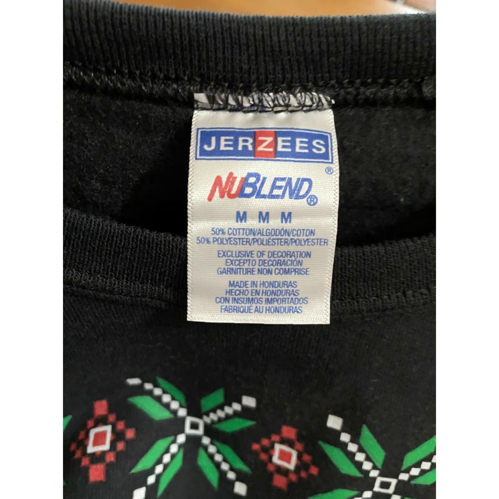 Gildan Mike Tyson Kith Me Under the Mitheltoe Ugly Christmas Sweatshirt Size Med Black Size US M / EU 48-50 / 2 - 3 Thumbnail