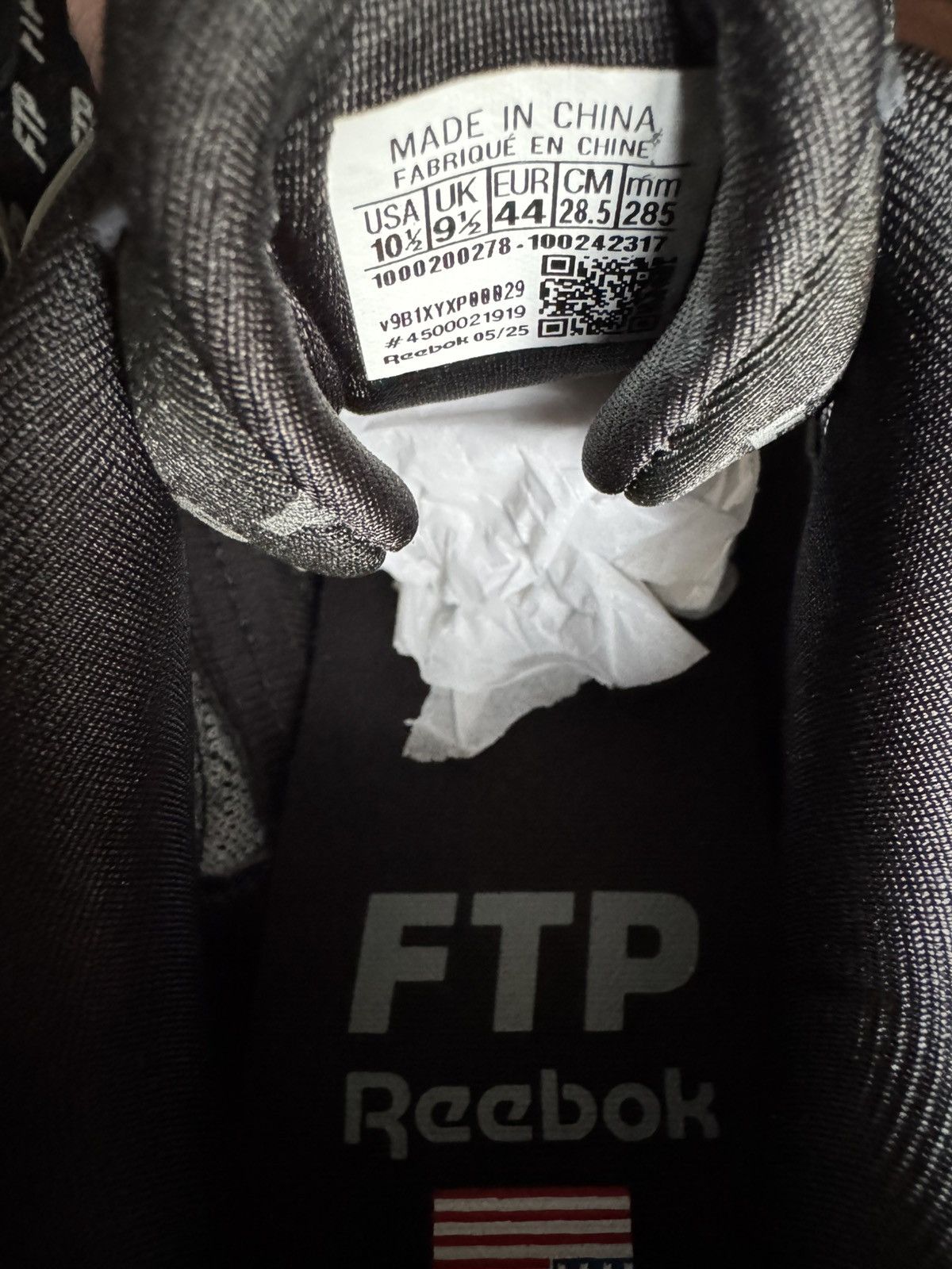 Fuck The Population FTP Reebok Premier Trinity KFS Black Size US 10.5 / EU 43-44 - 7 Thumbnail