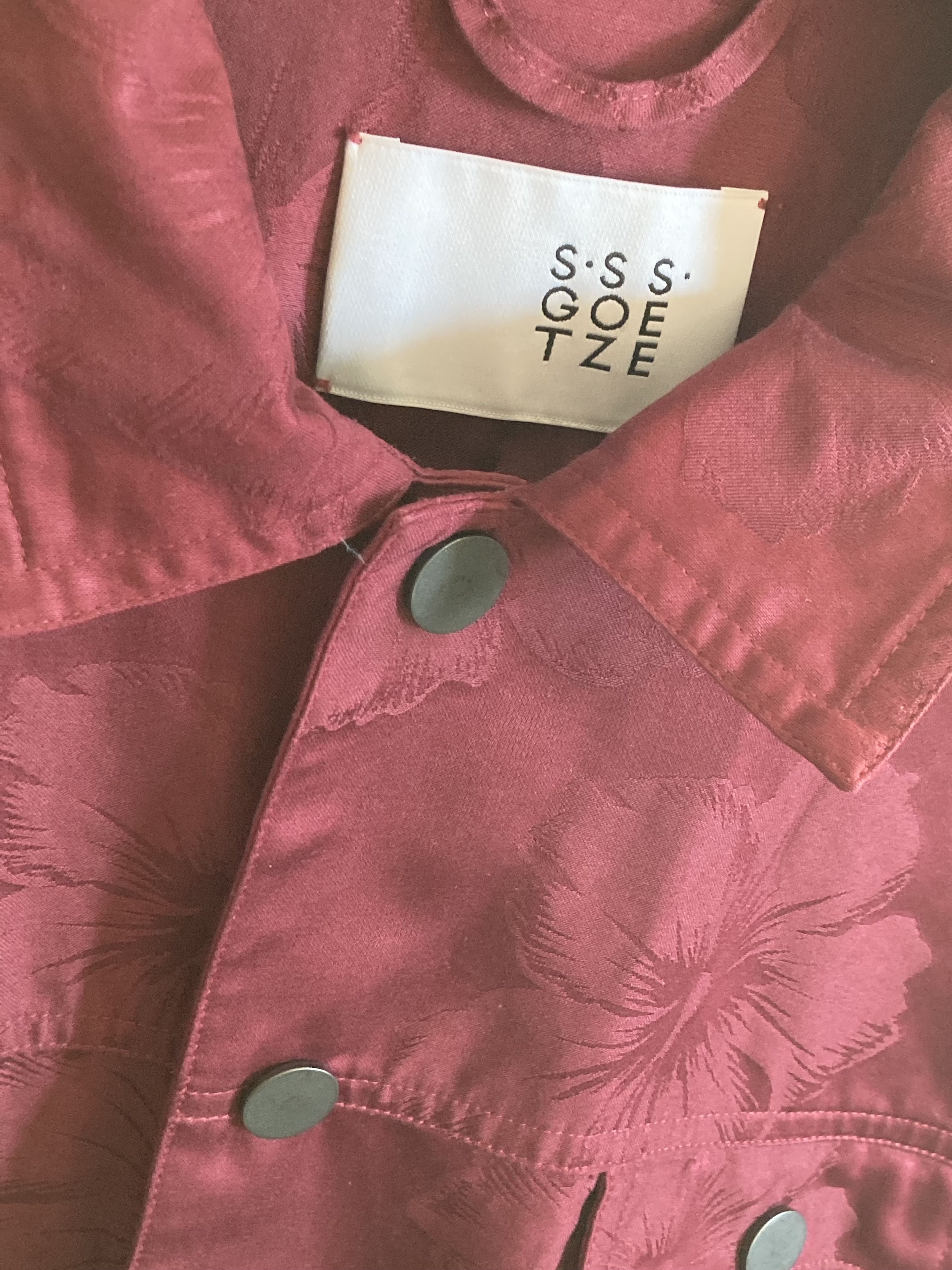 GOETZE Tonal Embroidered Jacket Size US M / EU 48-50 / 2 - 12 Thumbnail