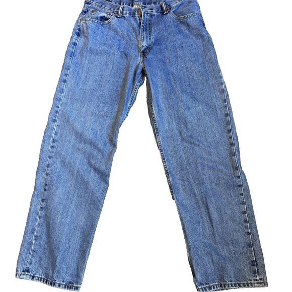 Levi's Levis Jeans 505 Regular Fit Men Blue Medium Wash size 36*32 Size US 36 / EU 52 - 1 Thumbnail