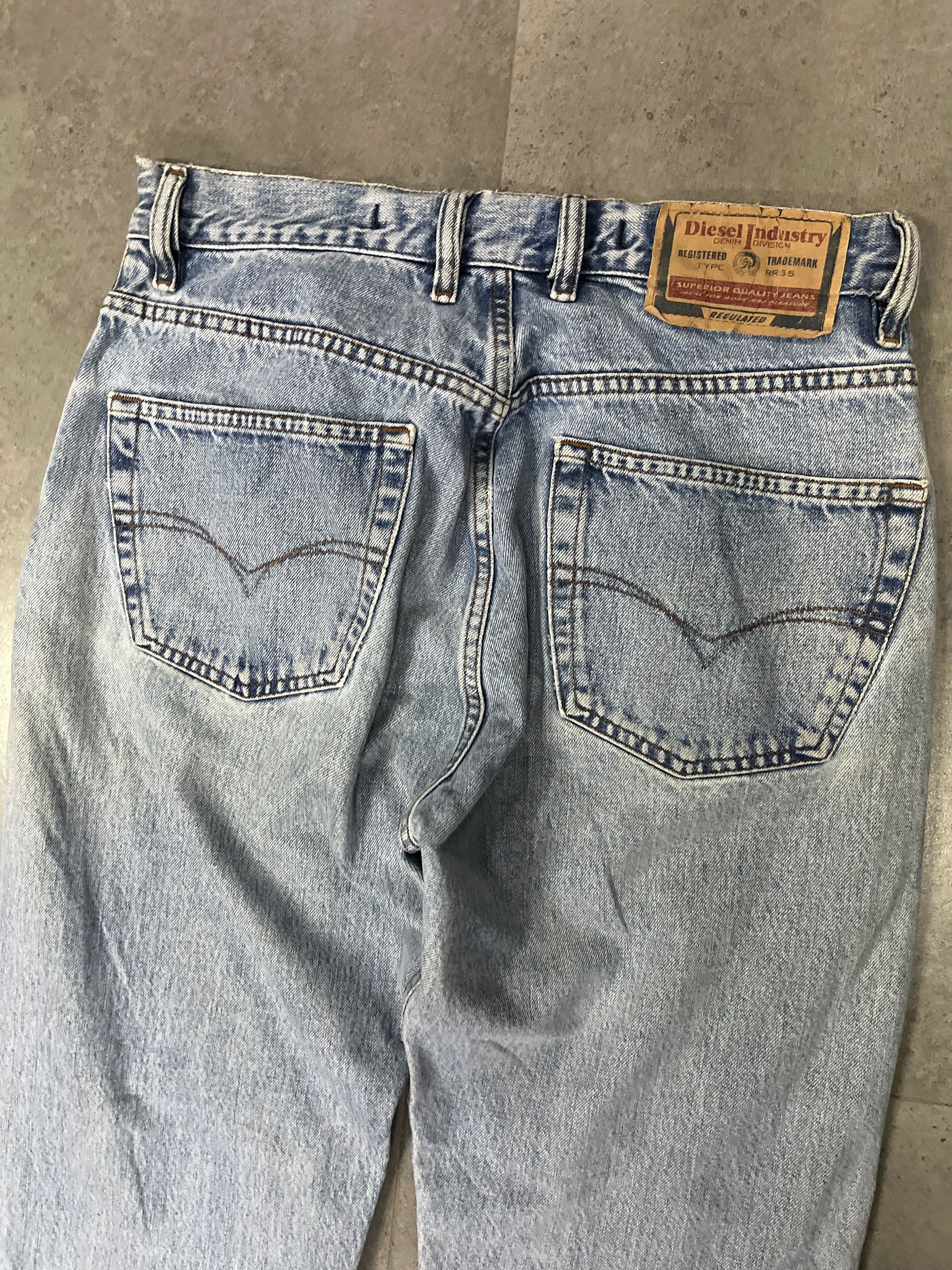 Designer × Diesel Vintage Diesel Made in Italy Washed Denim Size US 31 - 5 Thumbnail