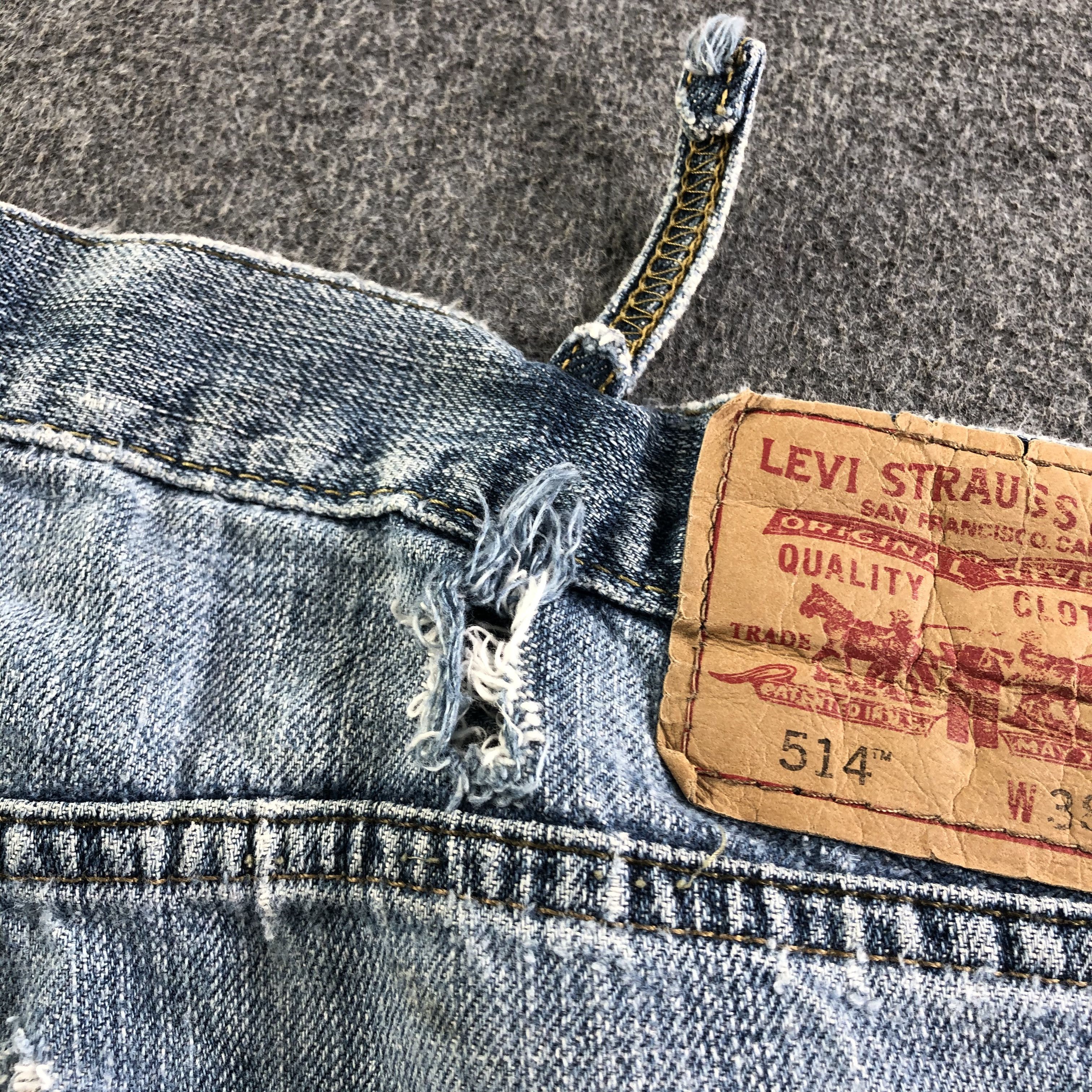 Levi's Vintage Blue Wash Levis 514 Jeans-J3504 Size US 39 - 8 Thumbnail