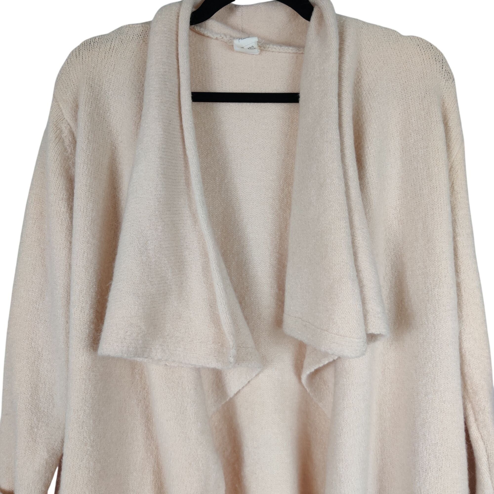 Other Flawless Waterfall Open Front Cardigan XS/S Cream Minimalist Size S / US 4 / IT 40 - 3 Thumbnail