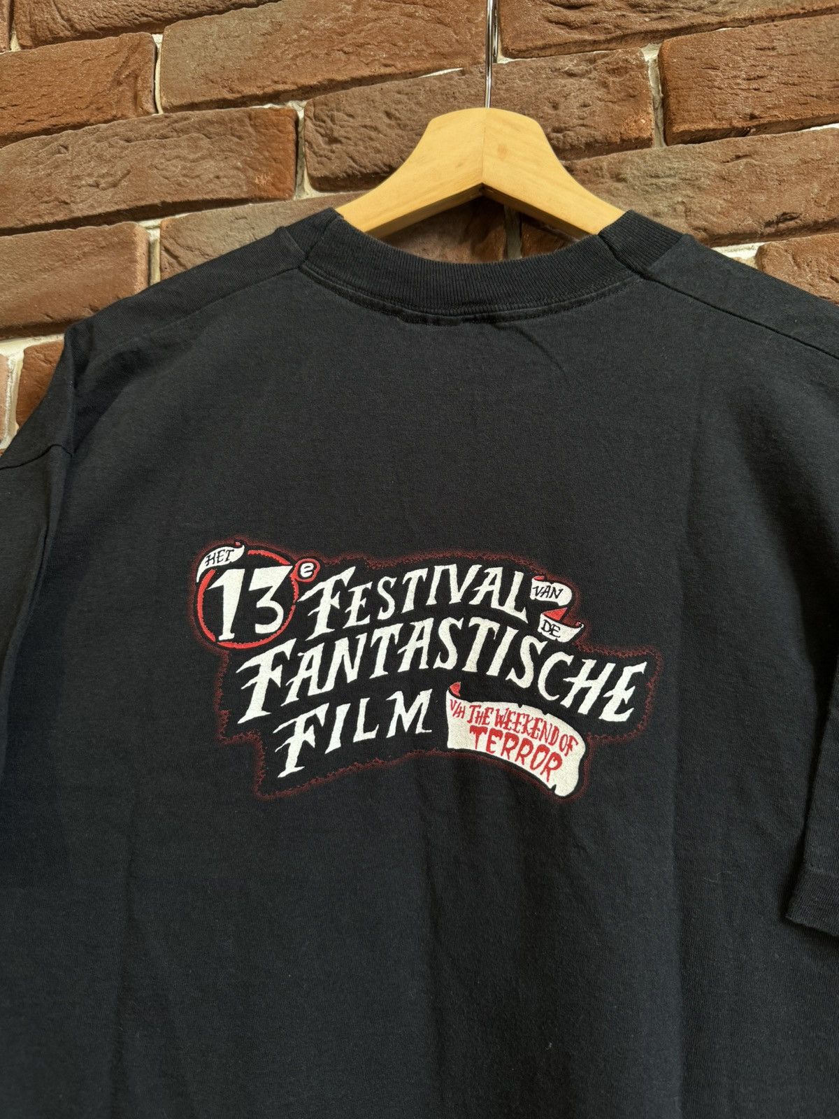 Vintage Rare Vintage 90s Weekend Of Terror Festival Horror Art Tee Size US XL / EU 56 / 4 - 4 Thumbnail