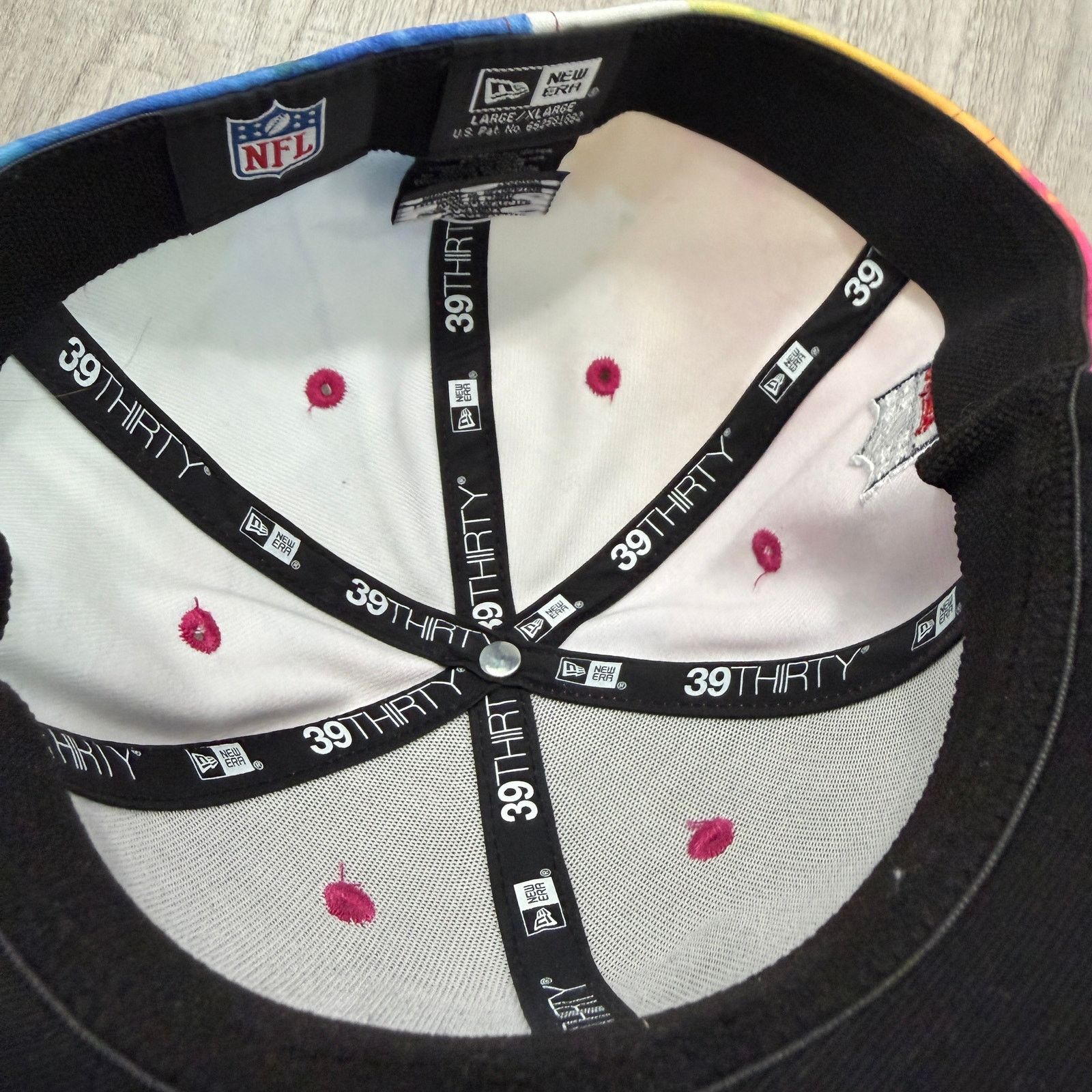 NFL Las Vegas Raiders New Era 2022 NFL Crucial Catch 39THIRTY Size ONE SIZE - 6 Thumbnail