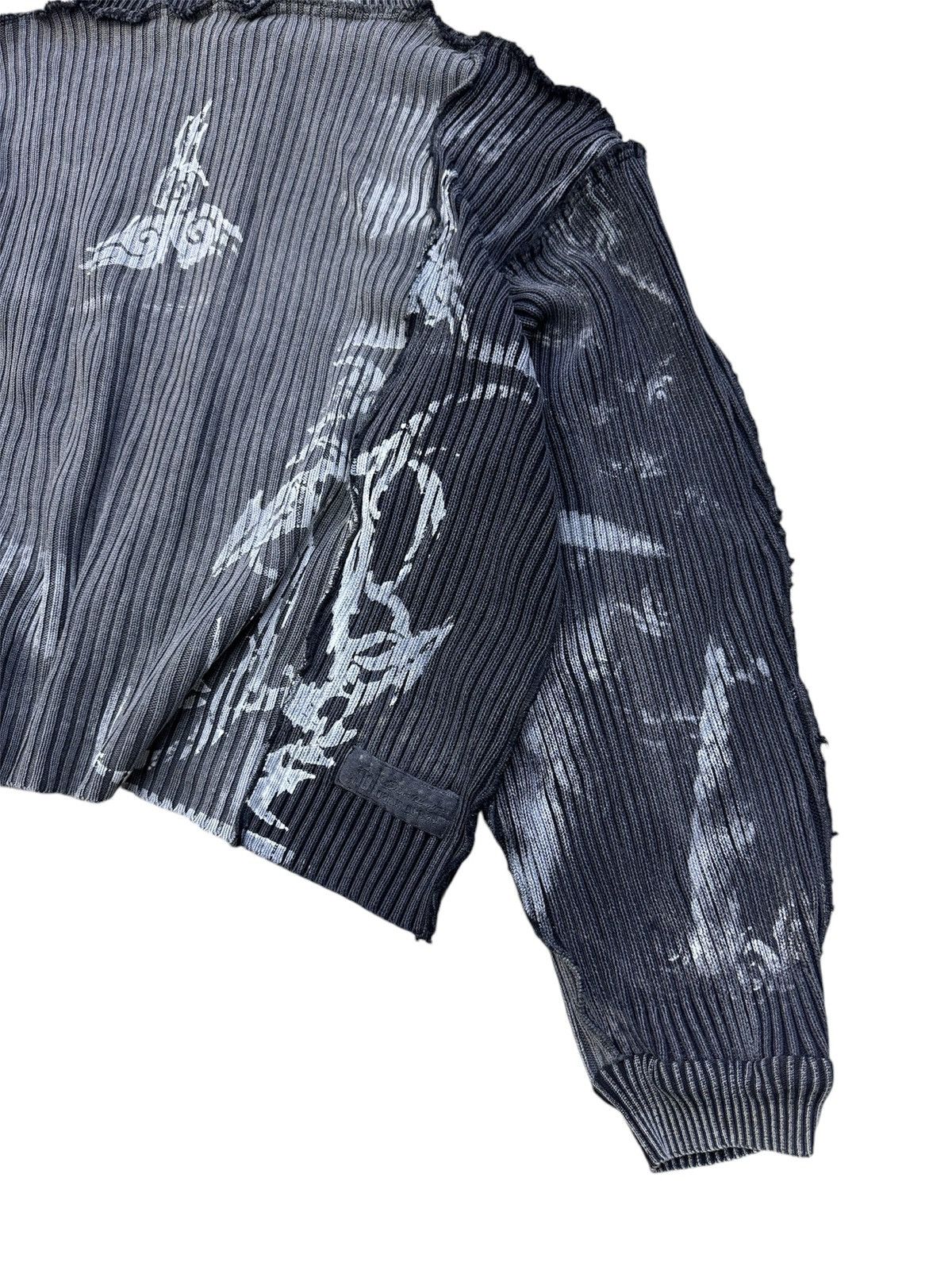 Hysteric Glamour × Le Grande Bleu (L.G.B.) × Vintage ARCHIVE PRINTED HOODIE L.G.B. Style SWEATER RIPPED Size US L / EU 52-54 / 3 - 10 Thumbnail