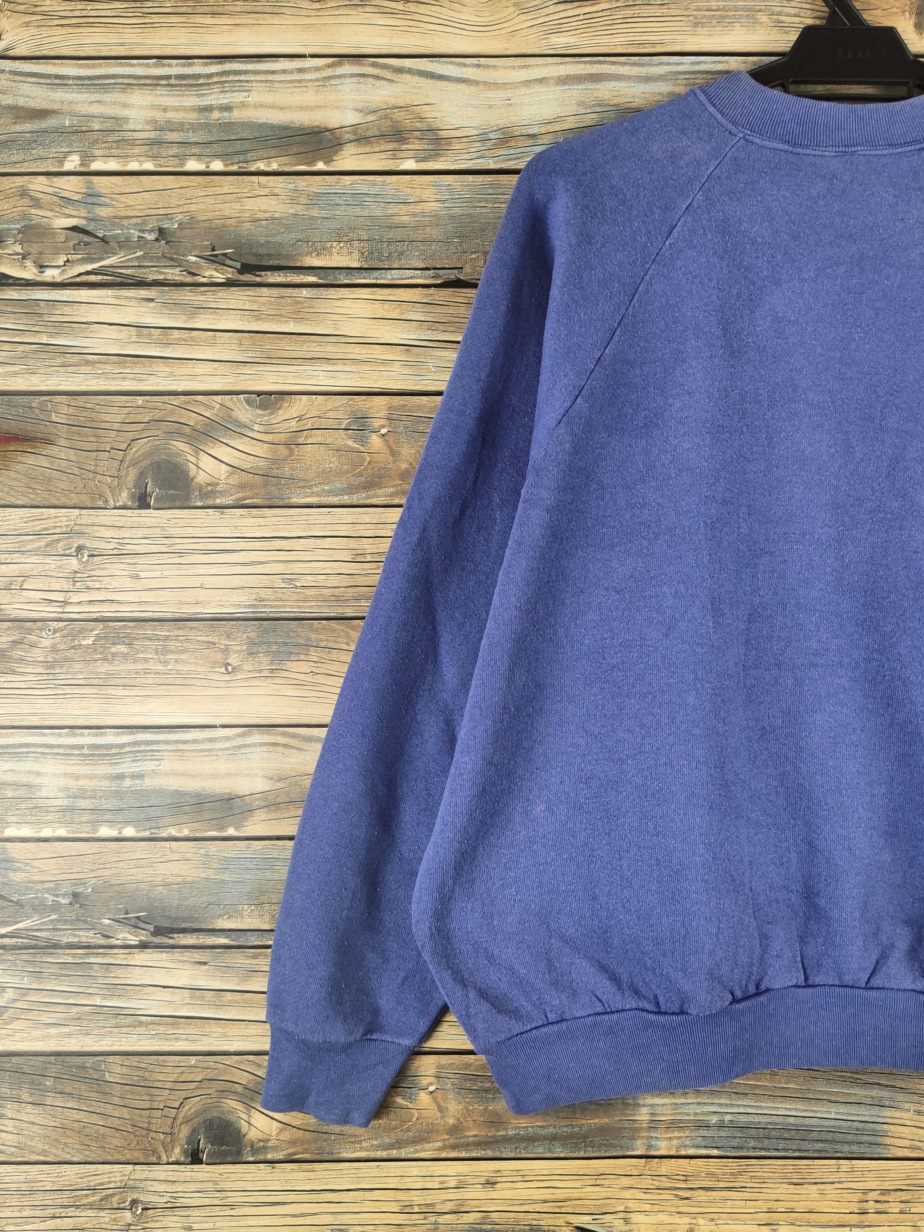 Fruit Of The Loom Vintage Fruit of the Loom Purple plain Sweatshirts #S2866 Size L / US 10 / IT 46 - 8 Thumbnail