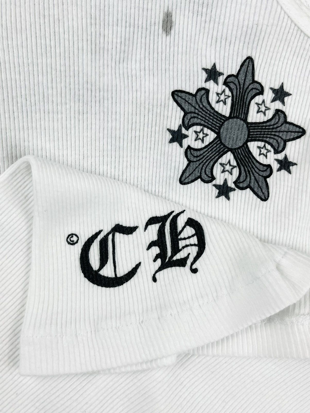 Chrome Hearts Chrome Hearts Vintage Orange Scroll Ninja Star Tank Top Size US S / EU 44-46 / 1 - 4 Thumbnail