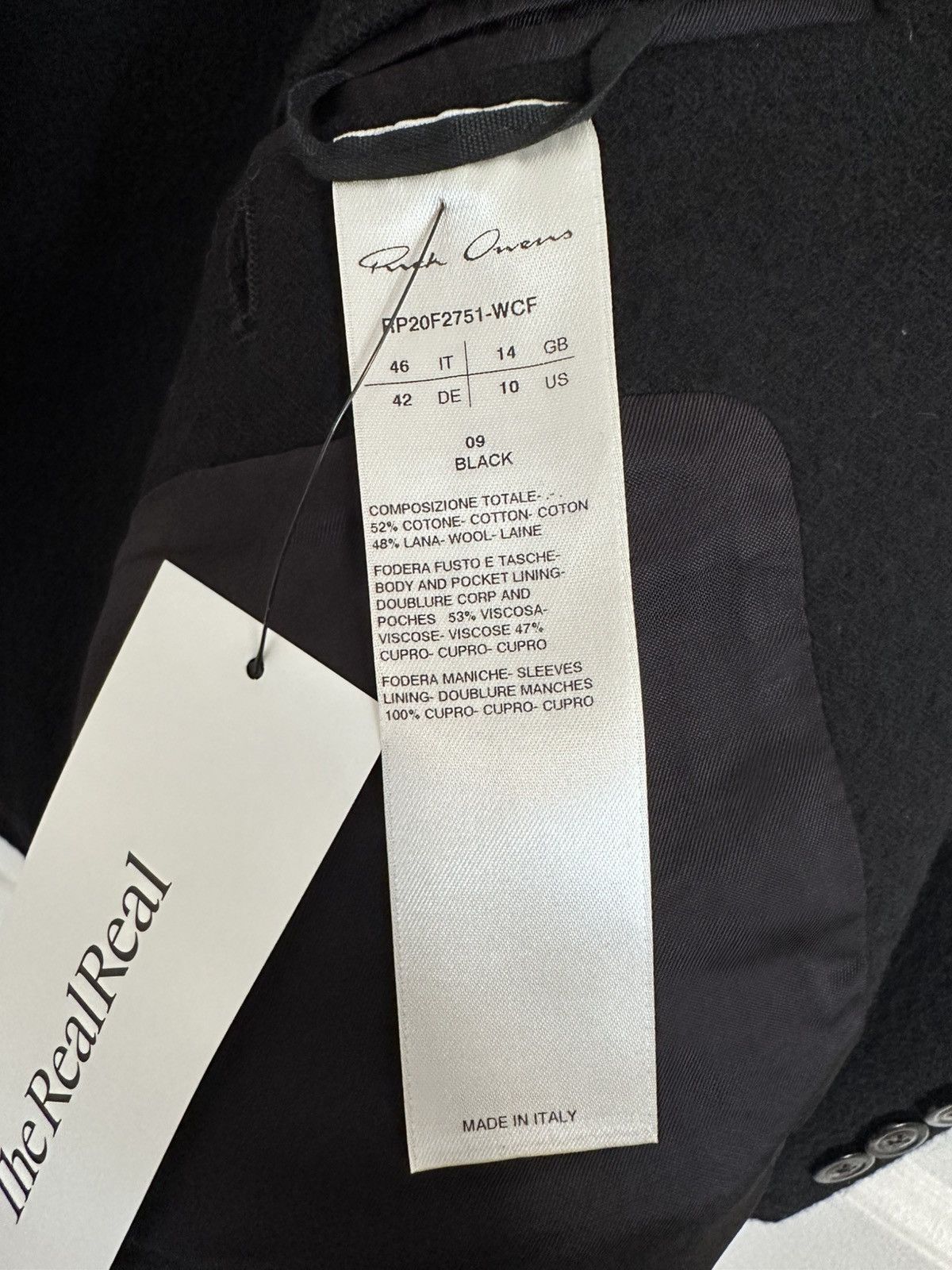 Rick Owens Rick Owens Performa F/W 2020 Blazer Size 46 IT 10 US Size L / US 10 / IT 46 - 4 Thumbnail