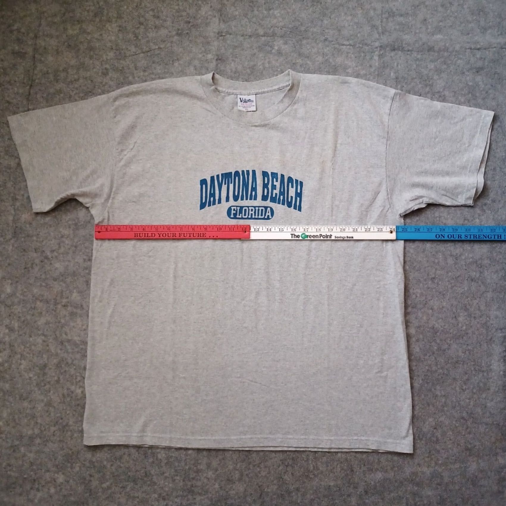 Vintage VINTAGE Vollinteer Daytona Beach Florida T Shirt Mens XL Gray Short Sleeve USA Retro American Beach Y2K Logo Size US XL / EU 56 / 4 - 4 Thumbnail