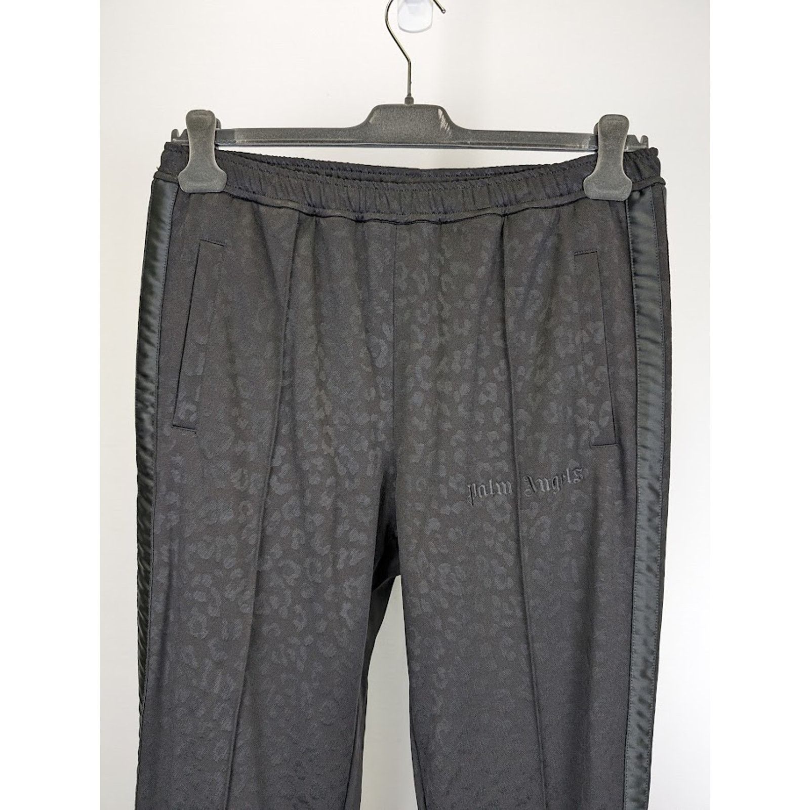 Palm Angels o1rshd1 Tuxedo Leopard Track Pants in Black White Size US 36 / EU 52 - 4 Thumbnail
