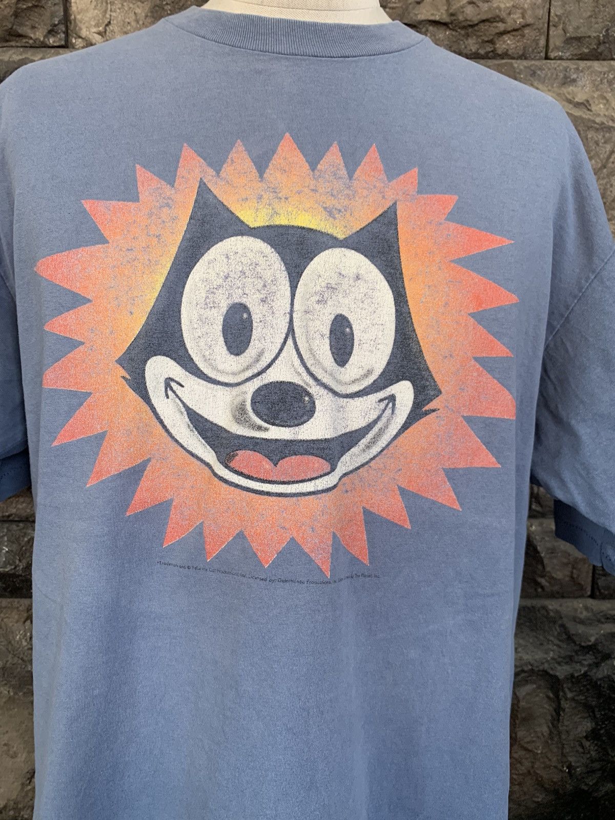 Felix Vintage 90s Felix The Cat T shirt Size US XL / EU 56 / 4 - 2 Thumbnail