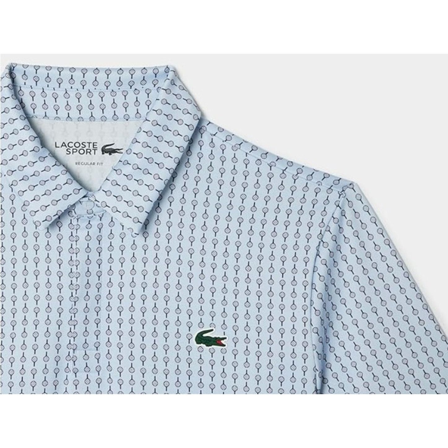 Lacoste Lacoste Men's Regular Fit Golf Performance Polo Shirt Blue M Size US M / EU 48-50 / 2 - 3 Thumbnail