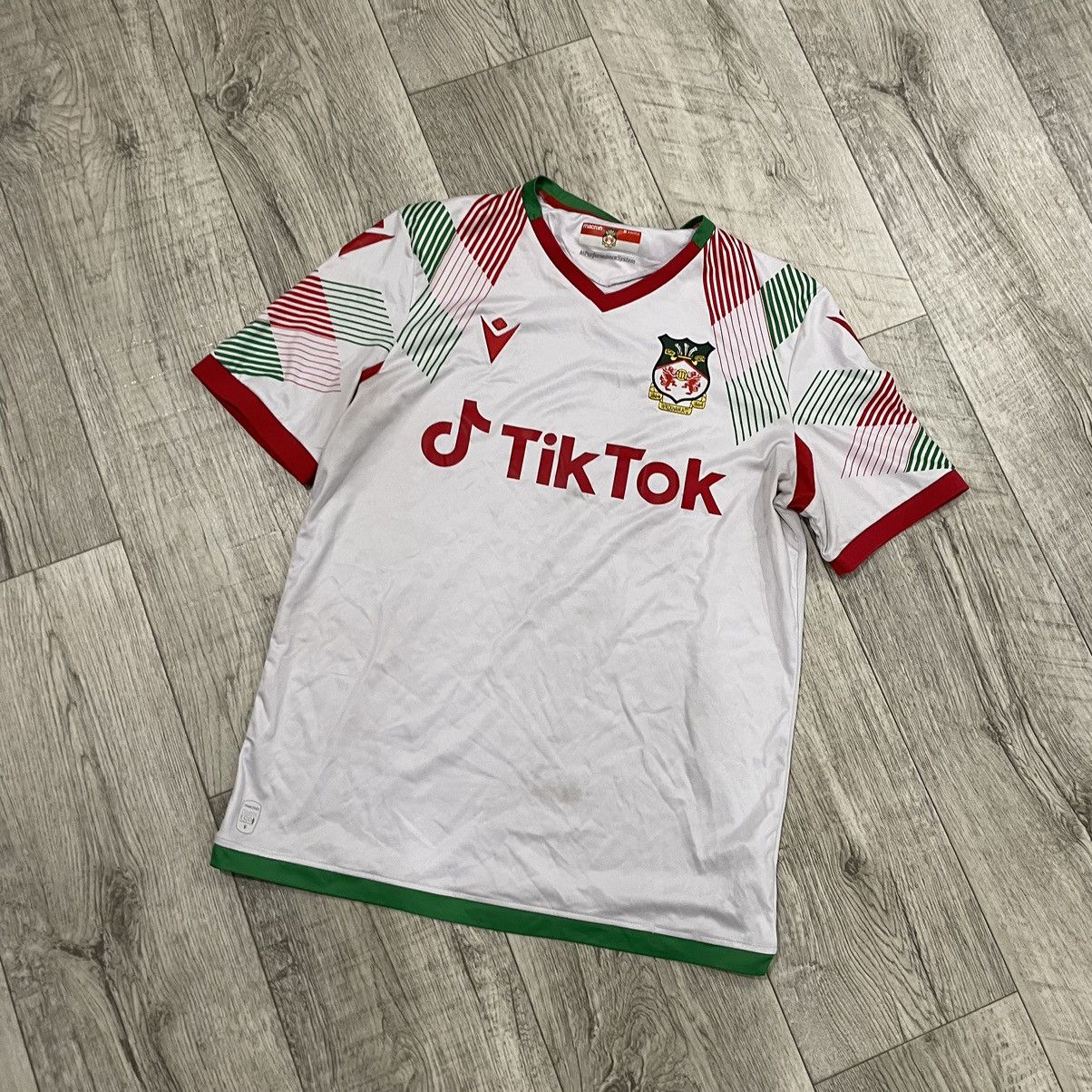 Macron WREXHAM AFC Tik Tok ich dien jersey SHIRT disney
