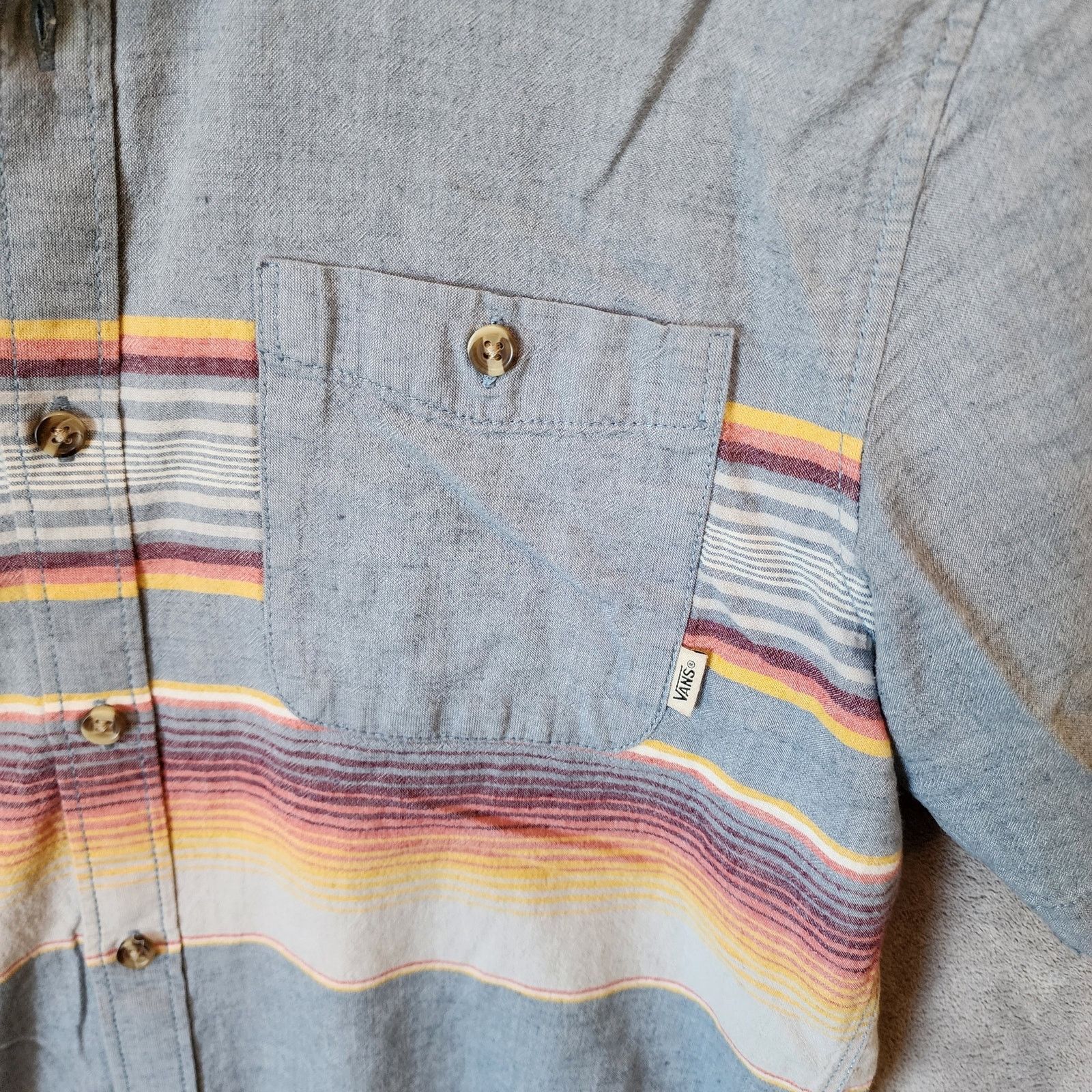 Vans Vans Wensley Button-Down Shirt Medium Size US M / EU 48-50 / 2 - 3 Thumbnail