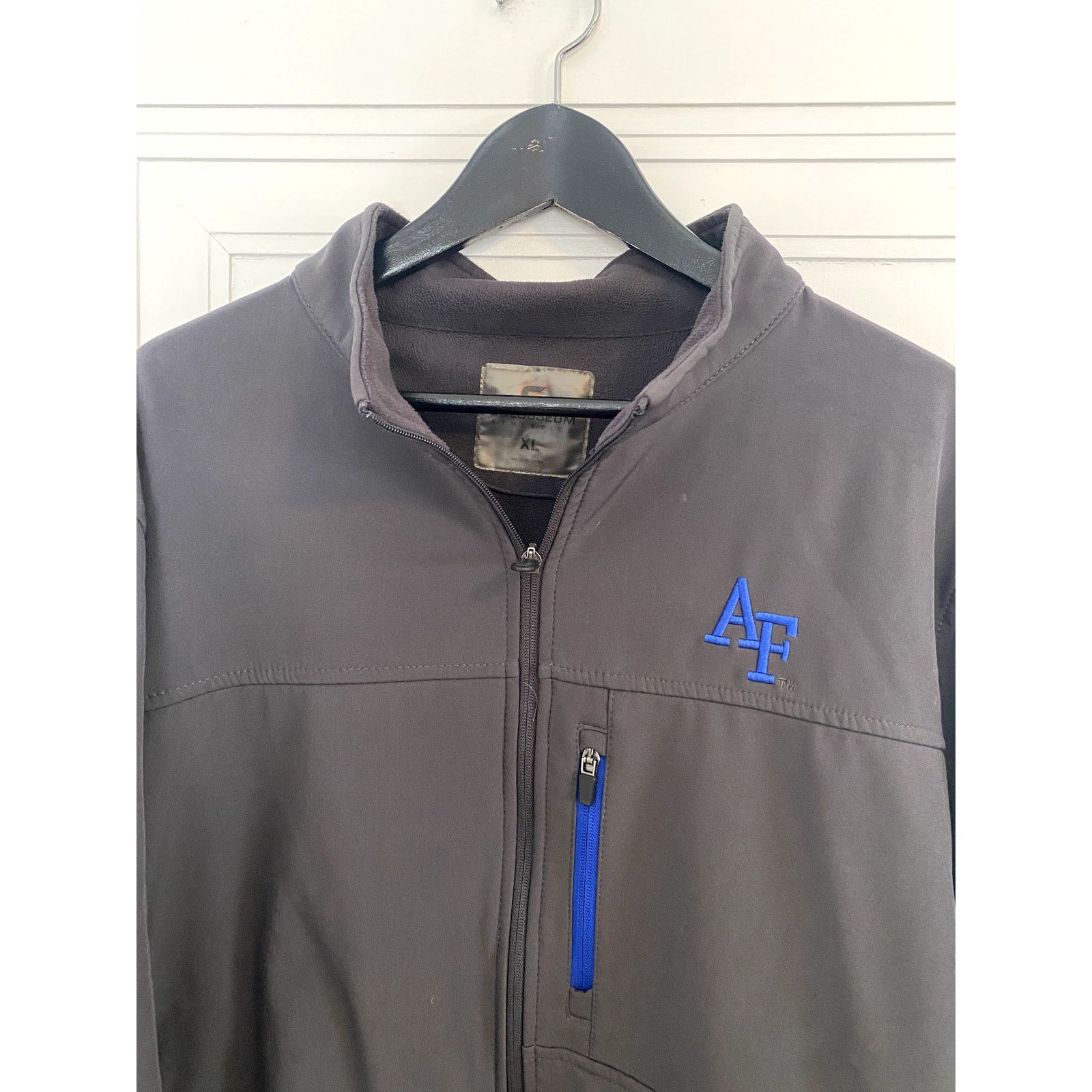 Colosseum Athletics Air Force Zip-Up Jacket Size XL Size US XL / EU 56 / 4 - 2 Thumbnail
