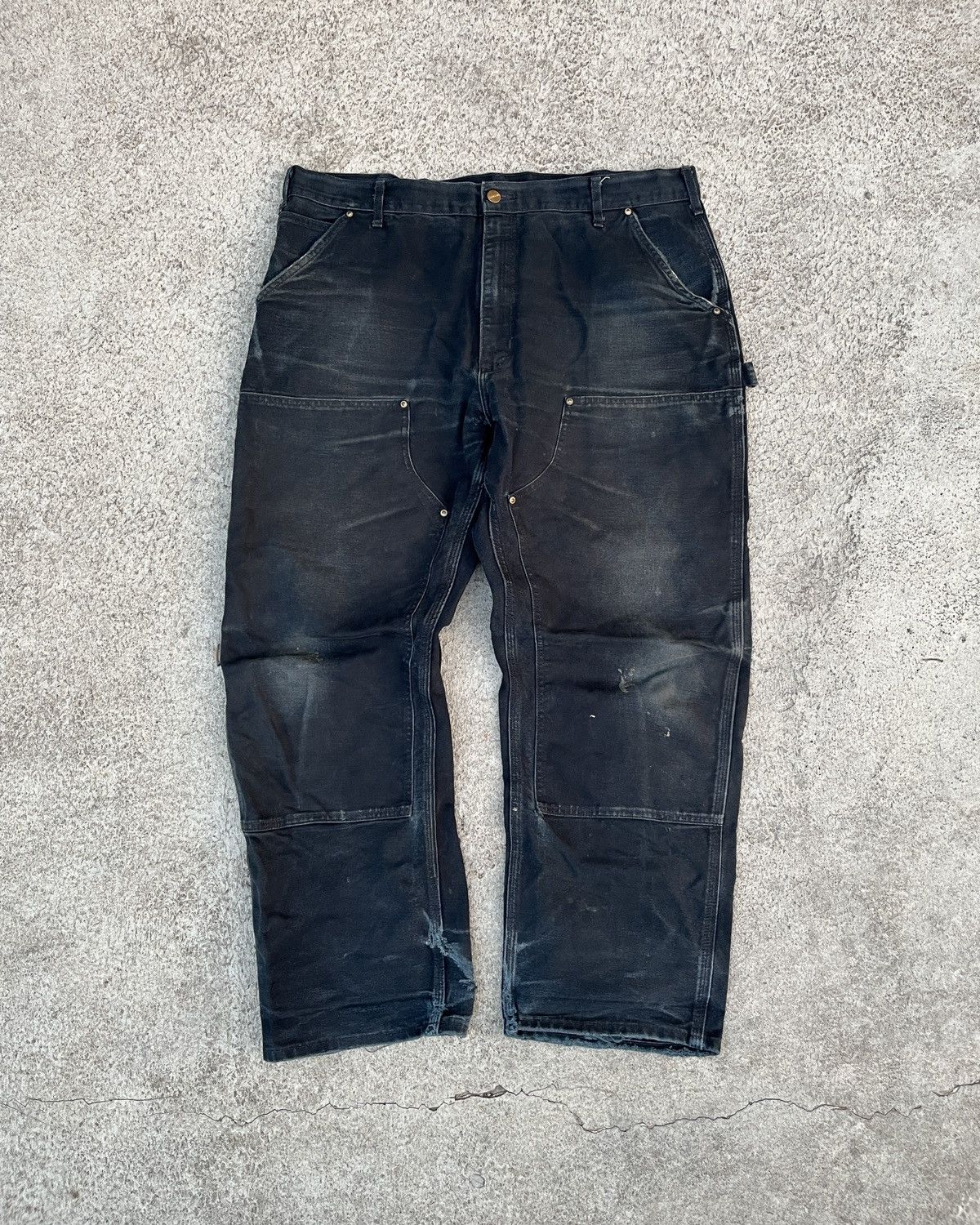 Carhartt Carhartt Double Knee Pants Faded Black B01 BLK