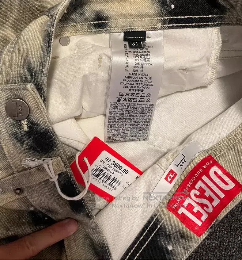 Balenciaga Diesel x A Cold Wall Tie. Size US 29 - 5 Thumbnail