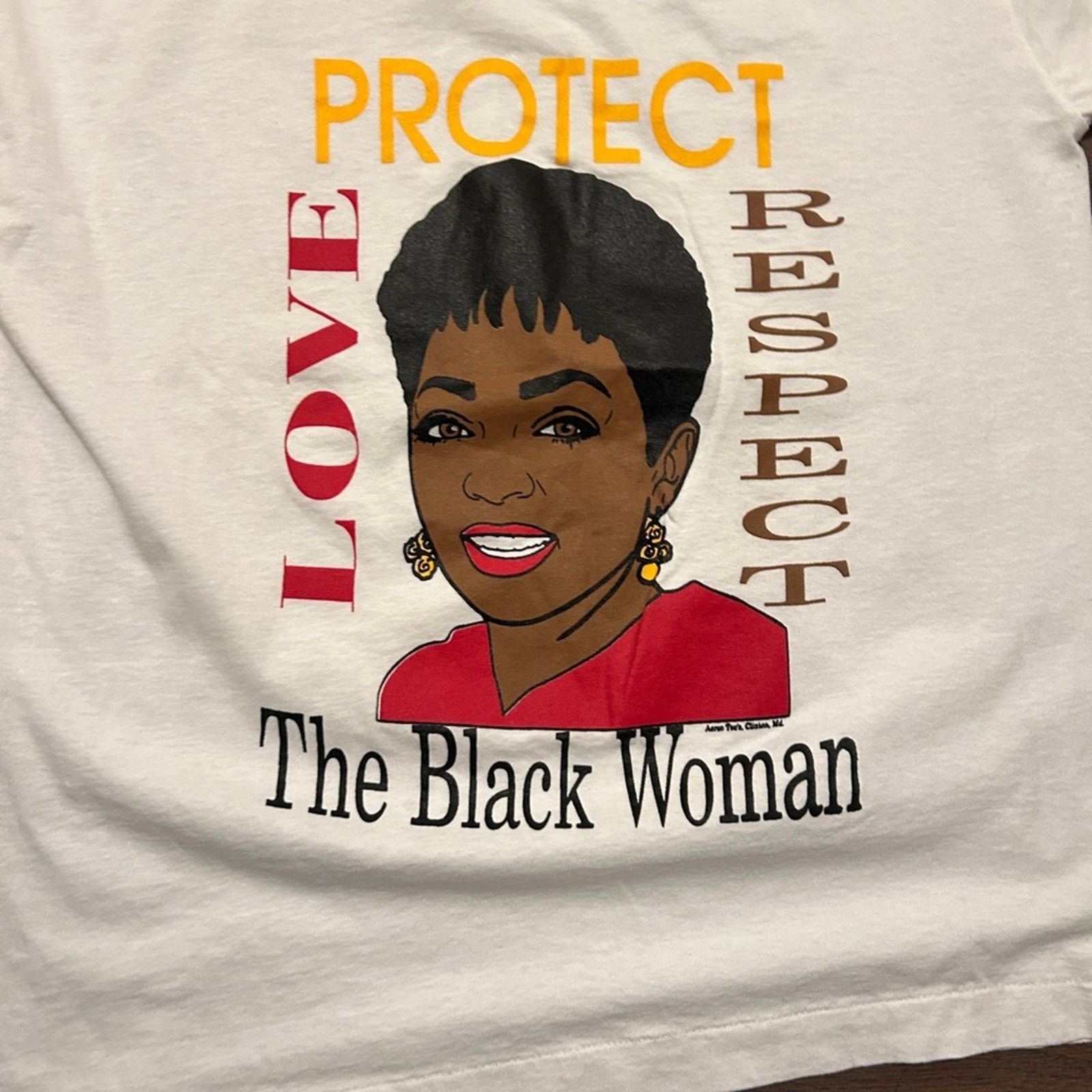 Vintage Rare 90s Vintage Black History Respect Women Graphic T-Shirt Size S / US 4 / IT 40 - 5 Thumbnail