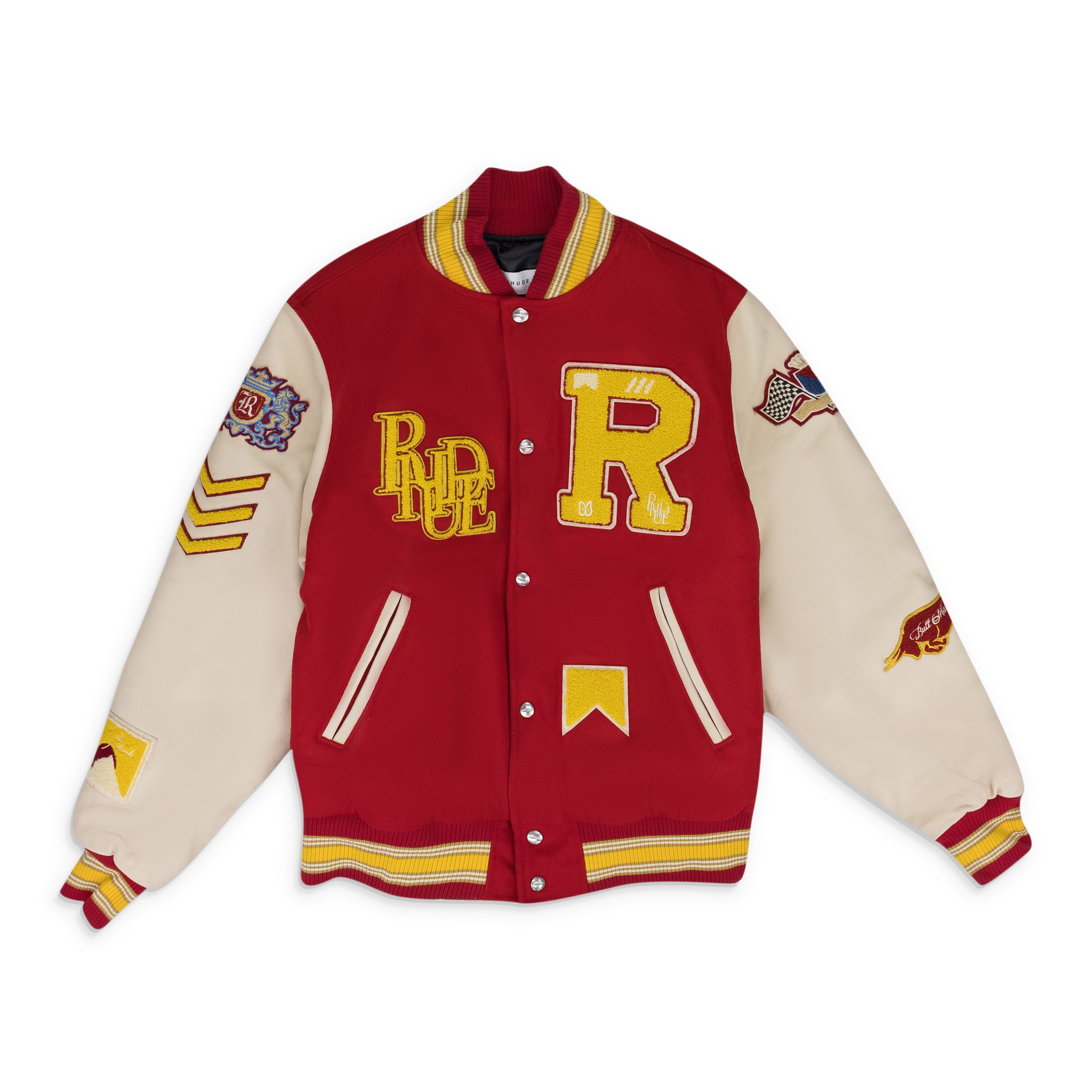 Rhude Bull Varsity Bomber SIZE M Size US M / EU 48-50 / 2 - 1 Thumbnail
