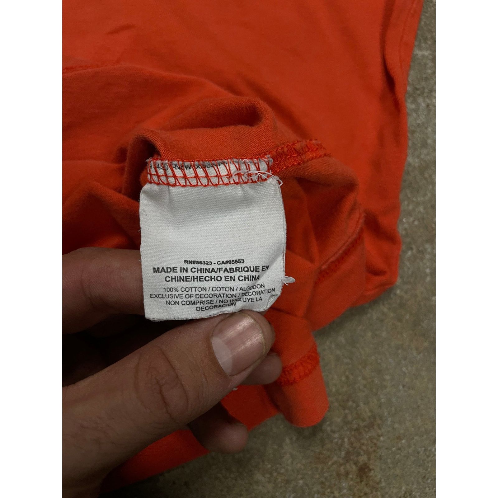 Off-White Off White Nike Tee Orange Black Used Small Size US S / EU 44-46 / 1 - 4 Thumbnail