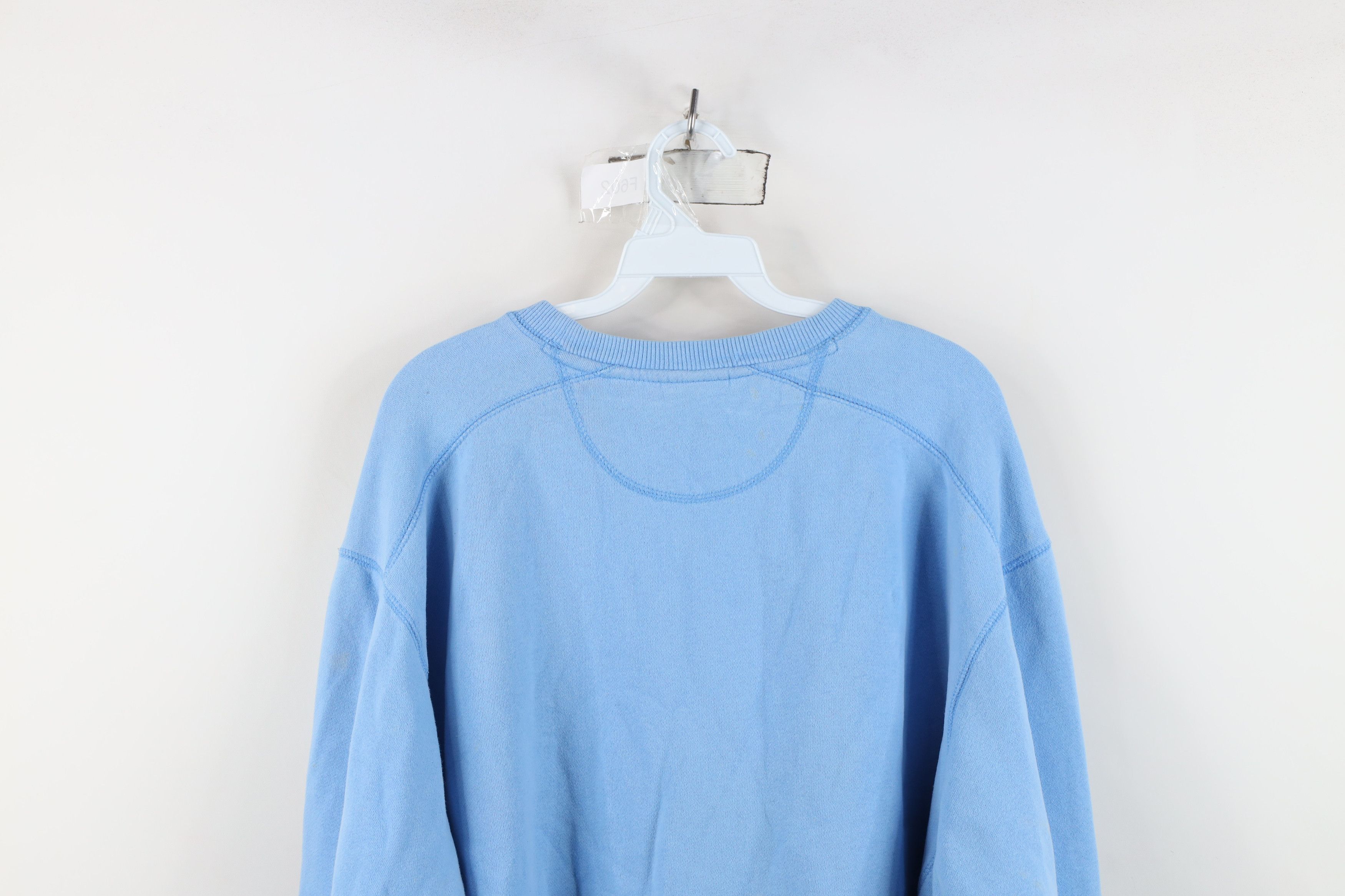 Starter Vintage 90s Starter Monochrome Sweatshirt Carolina Blue Size US XL / EU 56 / 4 - 13 Thumbnail